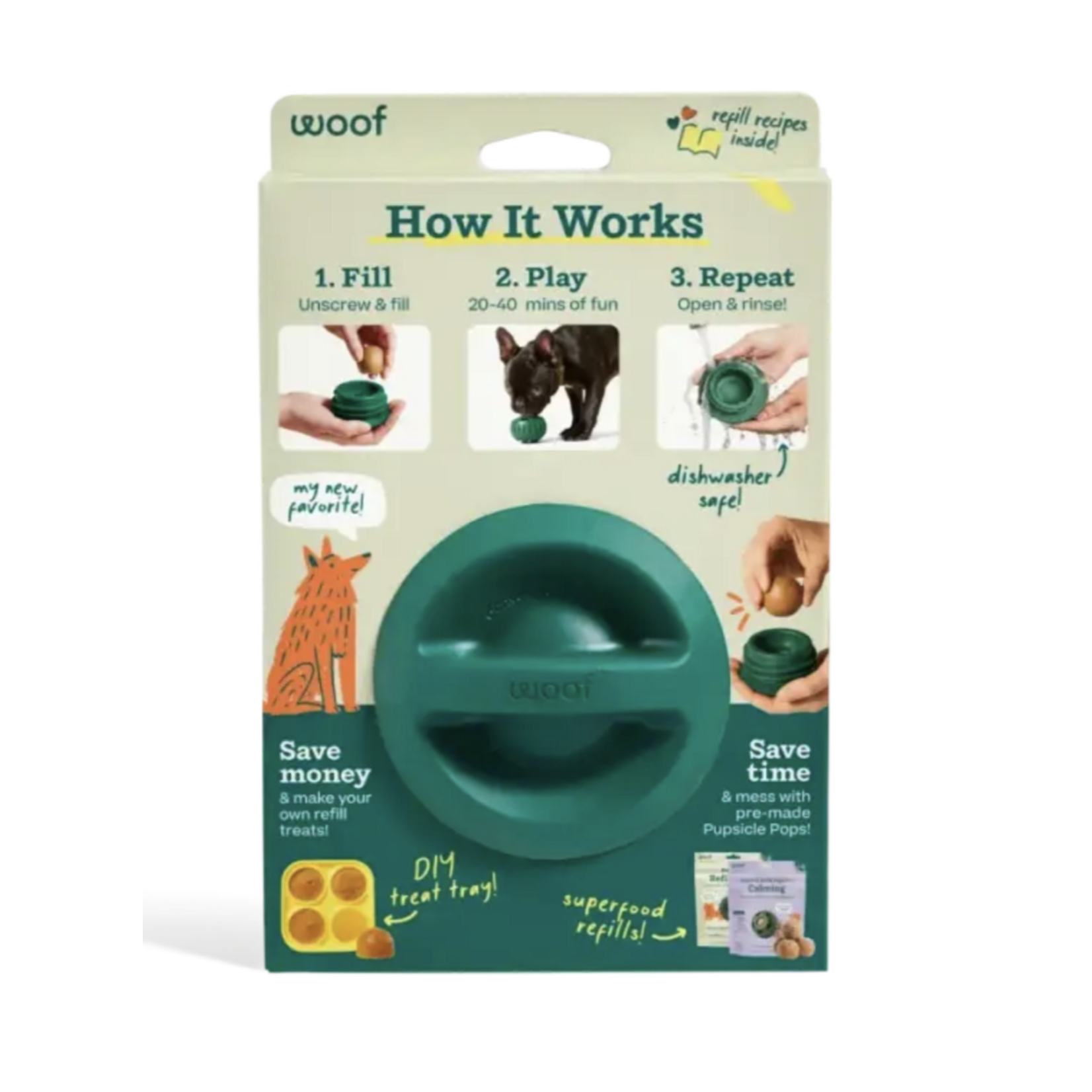 Woof Woof: The Pupsicle: Green