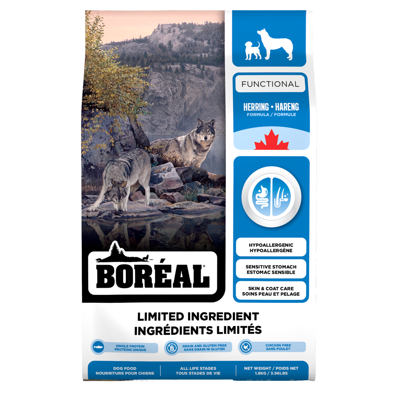 Boréal Boréal: Functional Limited Ingredient:  Herring