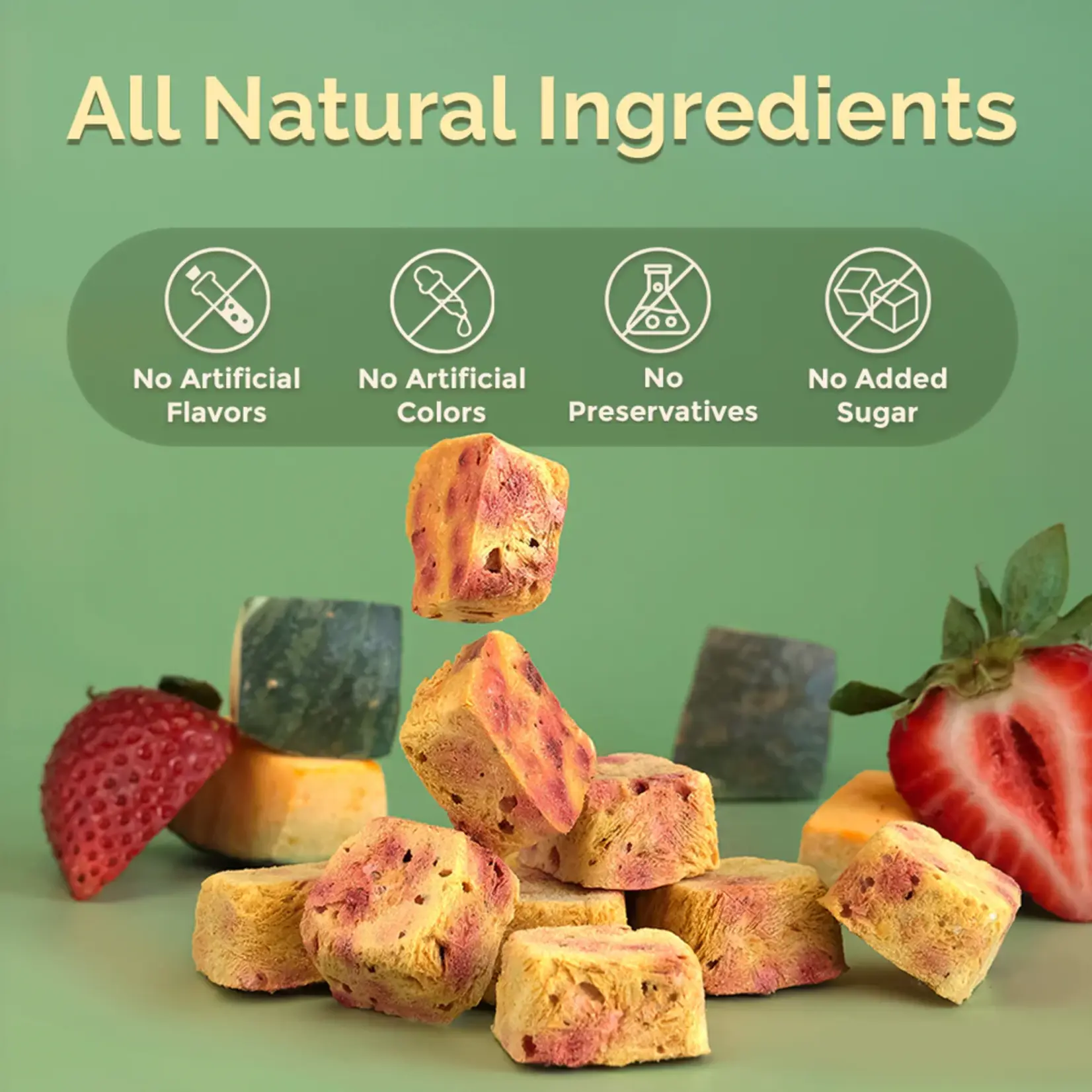 Loopy Paws Loopy Paws: Crispy Goat Yogurt: Pumpkin & Strawberry 30g