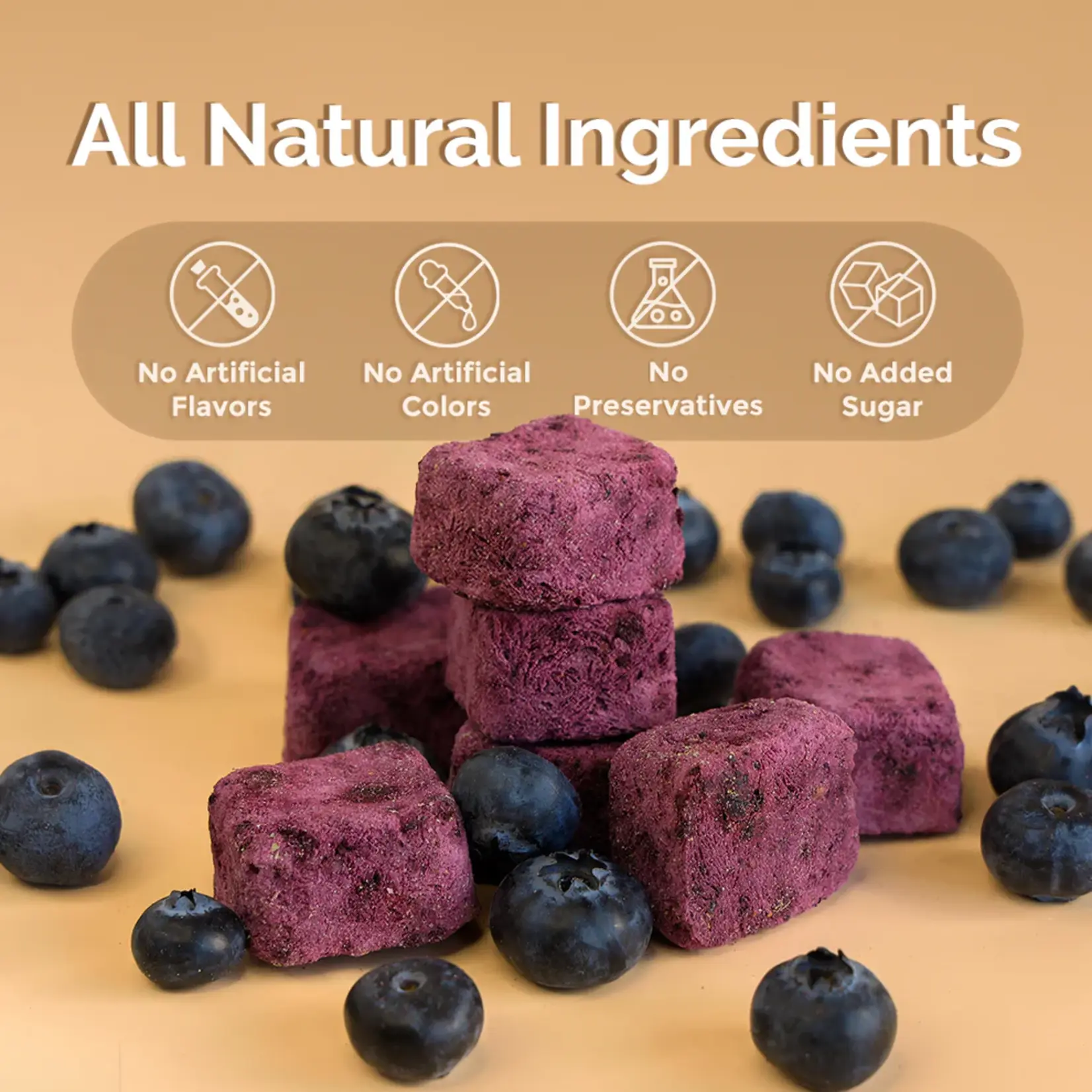 Loopy Paws Loopy Paws: Crispy Goat Yogurt: Blueberry 30g