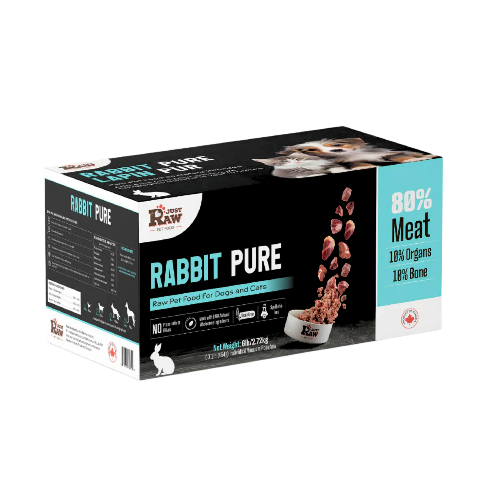 Just Raw Just Raw: Rabbit Pure 6lb