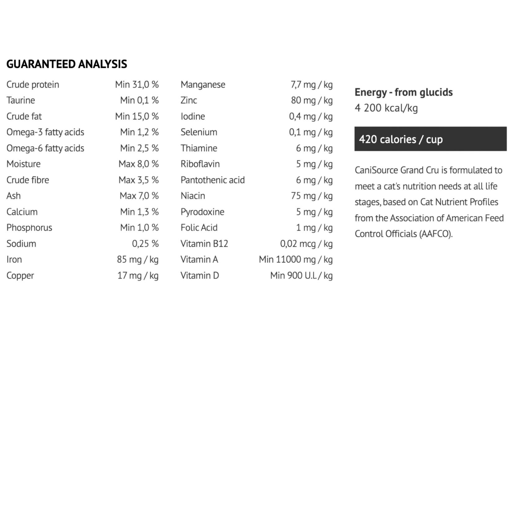 CaniSource CaniSource: Grand Cru Cat: Grain-Free Fish