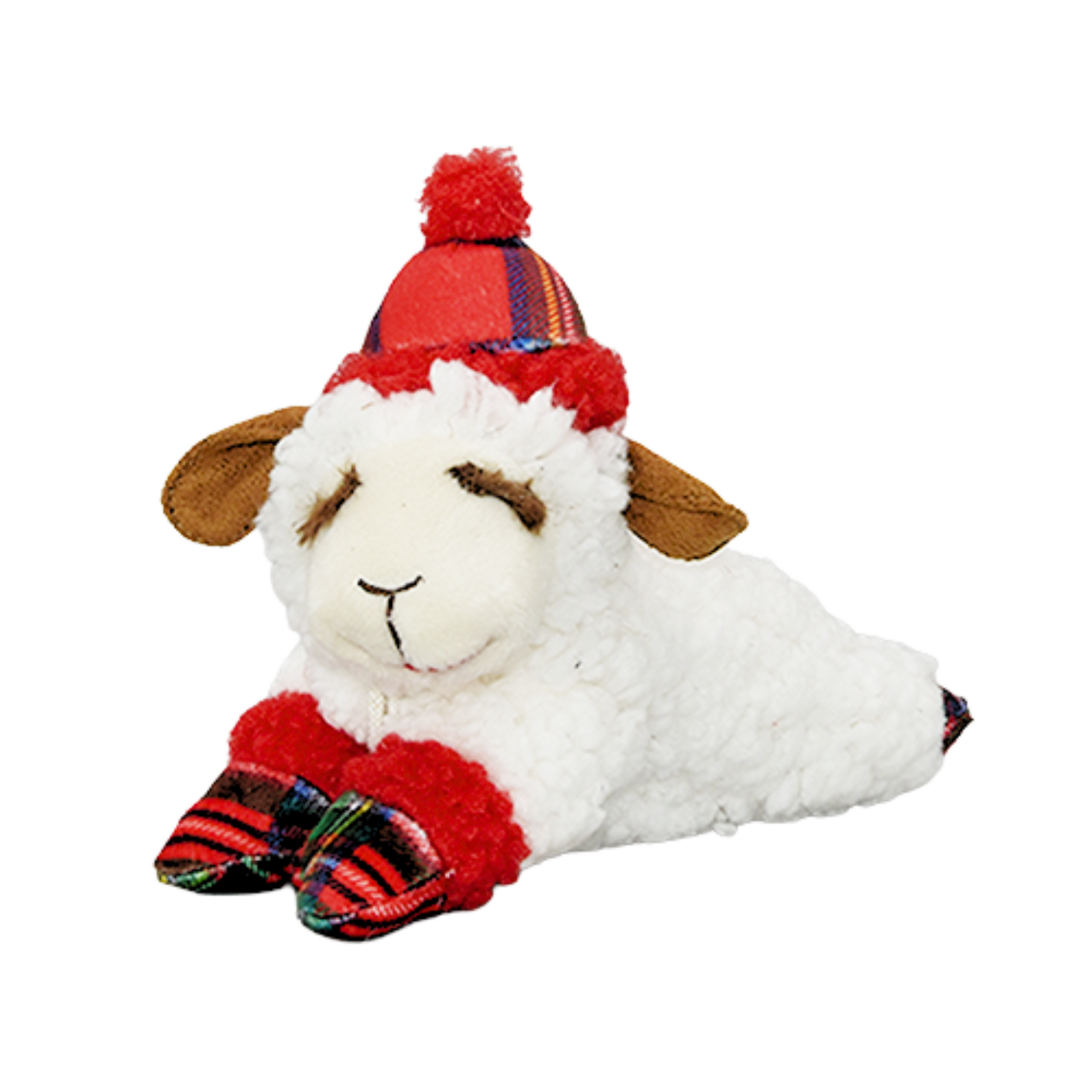 MultiPet MultiPet: Holiday Lamb Chop: Red Plaid