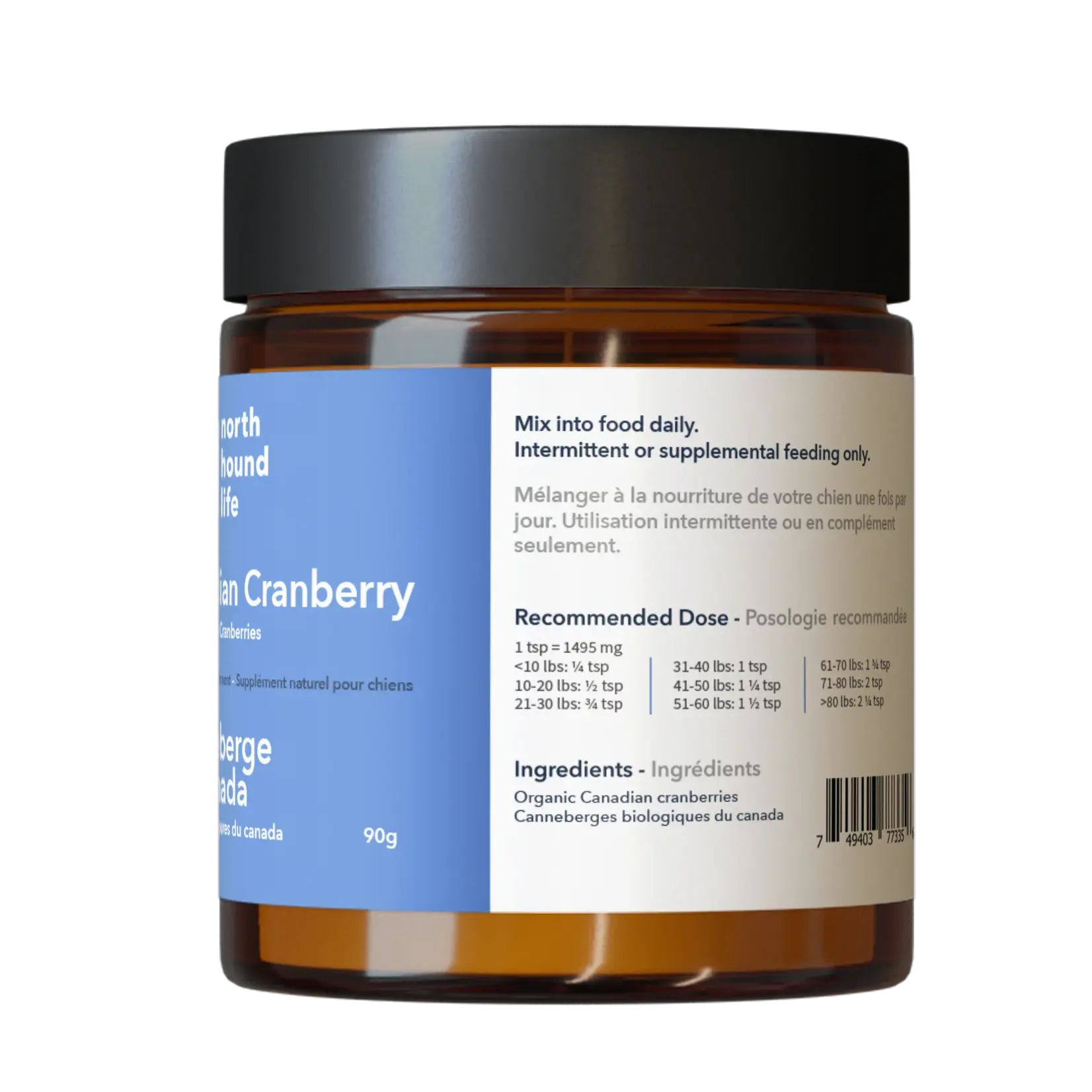 North Hound Life North Hound Life: Canadian Cranberry 90g