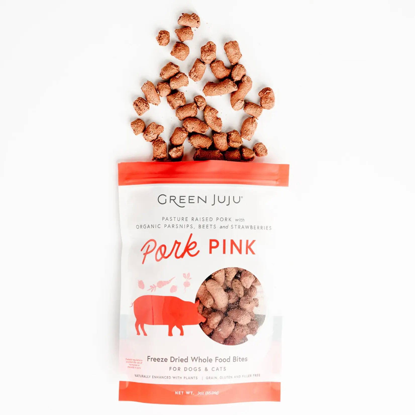 Green Juju Green Juju: Whole Food Bites: Pork 85g