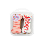 Bosco and Roxy's Bosco and Roxy: Packaged: Pink Woof Bones 4pc