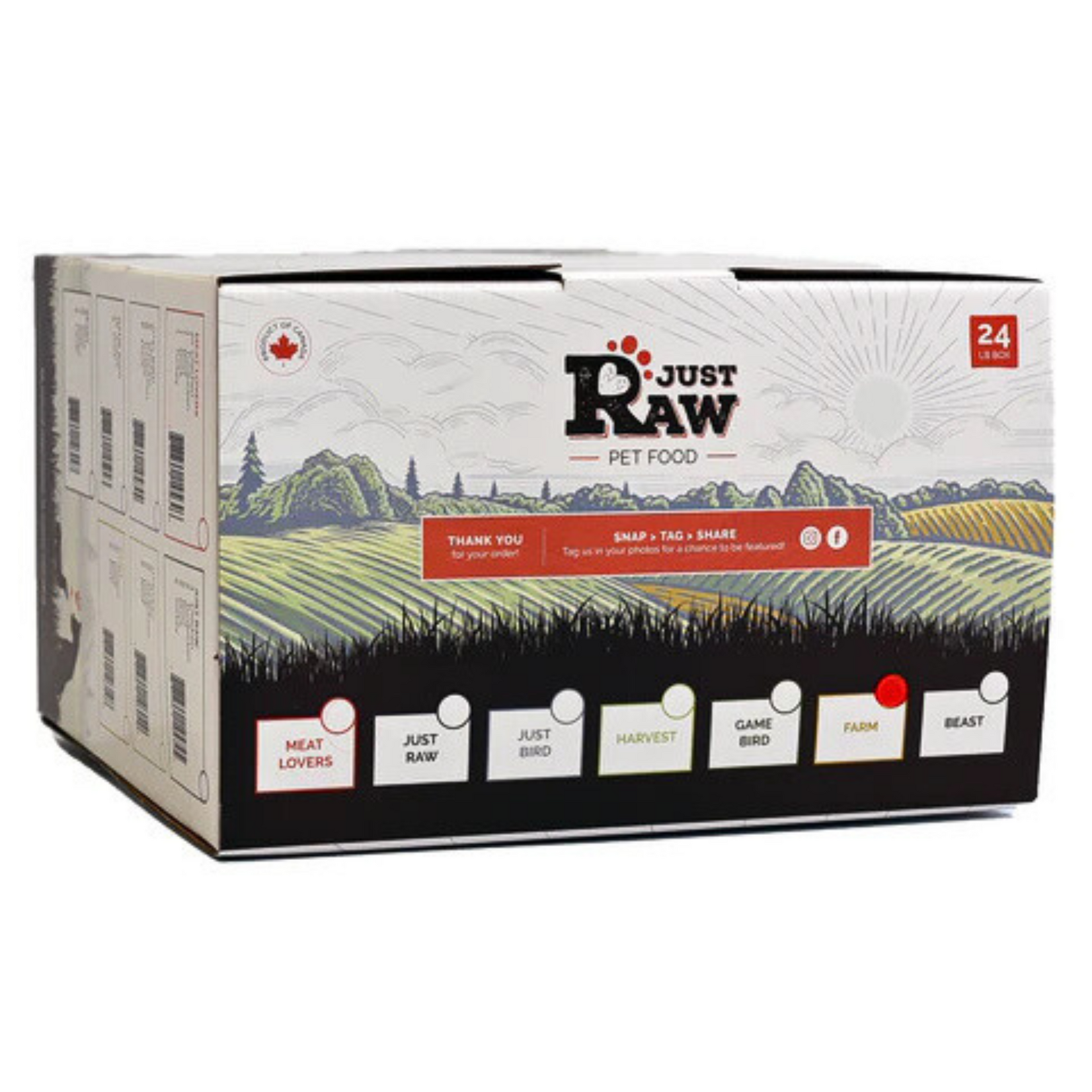 Just Raw Just Raw: Farm Combo 24lb