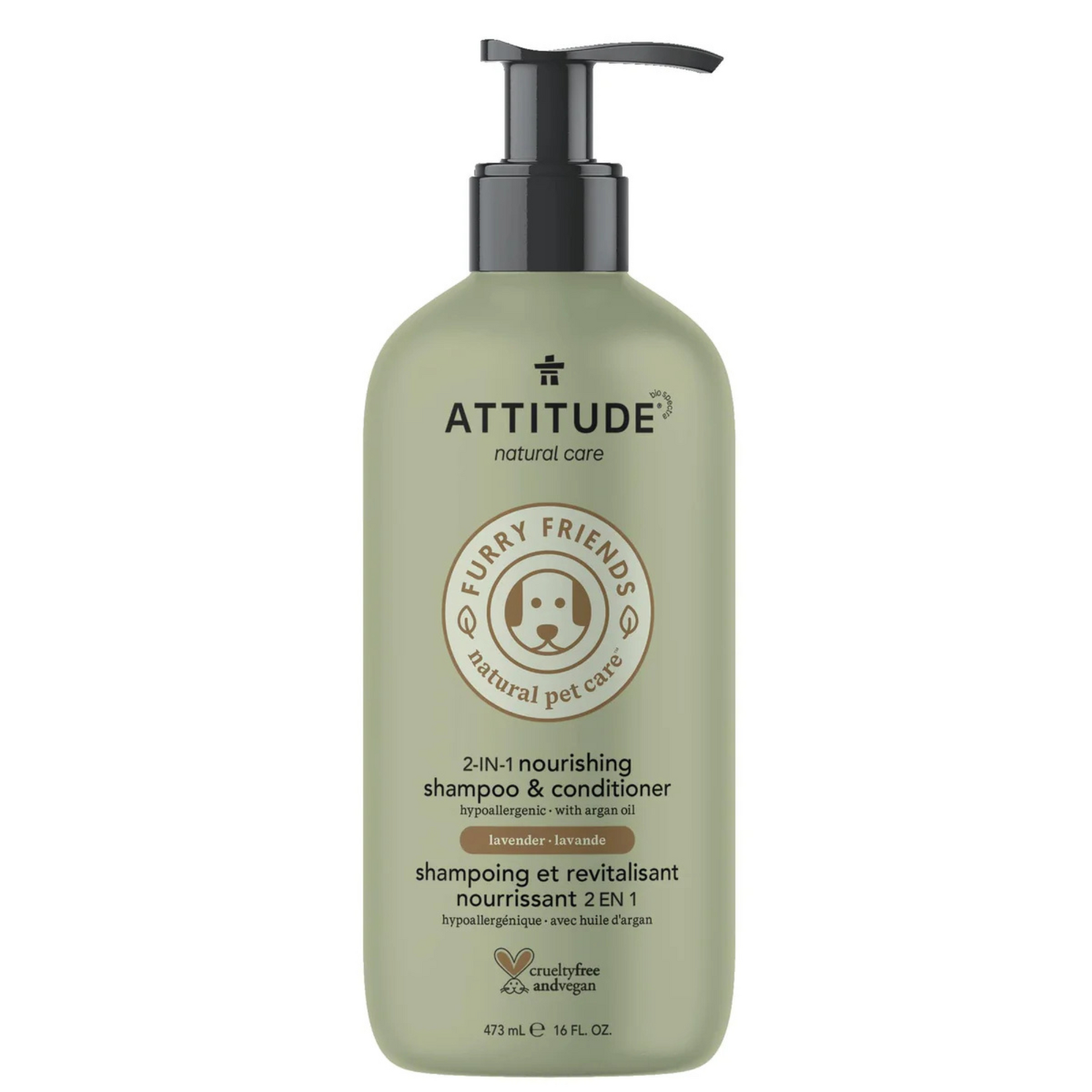 Attitude Attitude: 2-in-1 Pet Shampoo & Conditioner 16oz