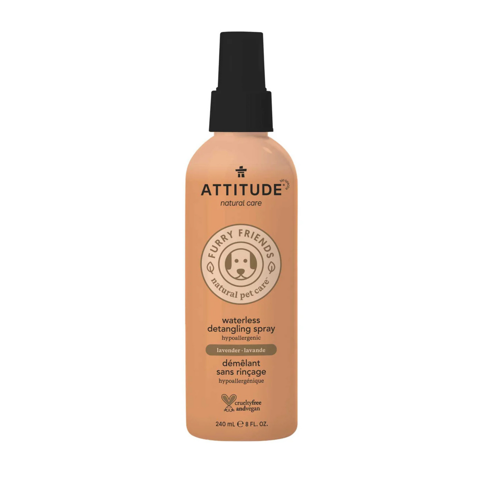 Attitude Attitude: Itch Soothing Waterless Lavender Detangling Spray 8oz
