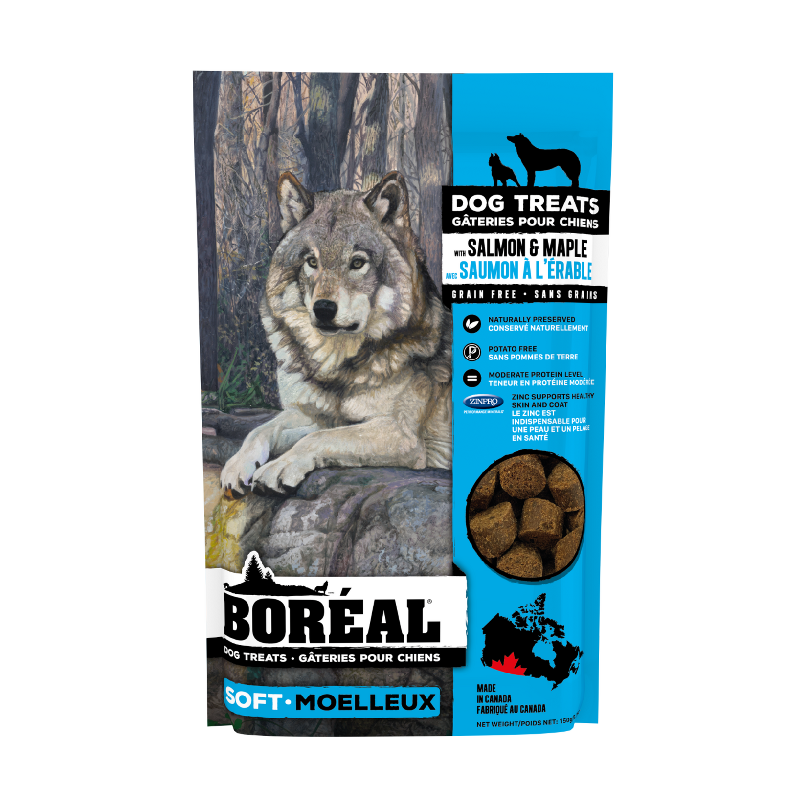 Boréal Boréal Treats: Salmon & Maple 150g