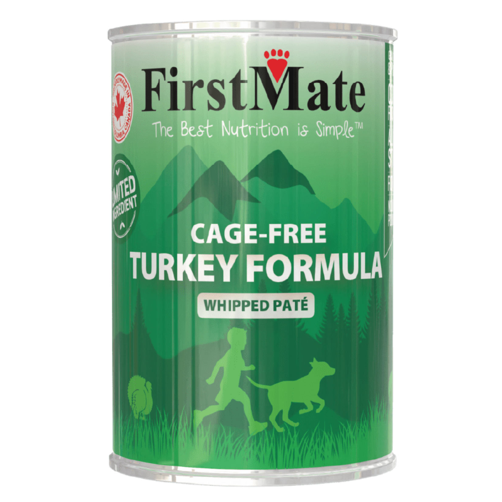 FirstMate FirstMate: LID Cage-Free Turkey Wet Dog Food 12.2oz