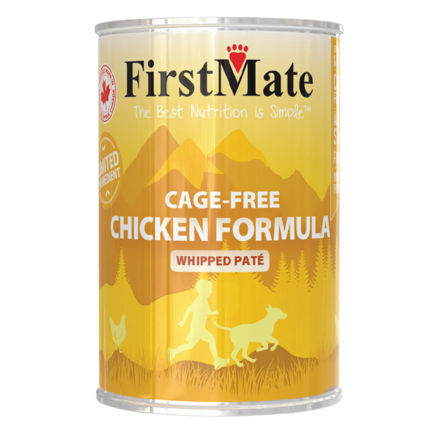 FirstMate FirstMate: LID Cage-Free Chicken Wet Dog Food 12.2oz