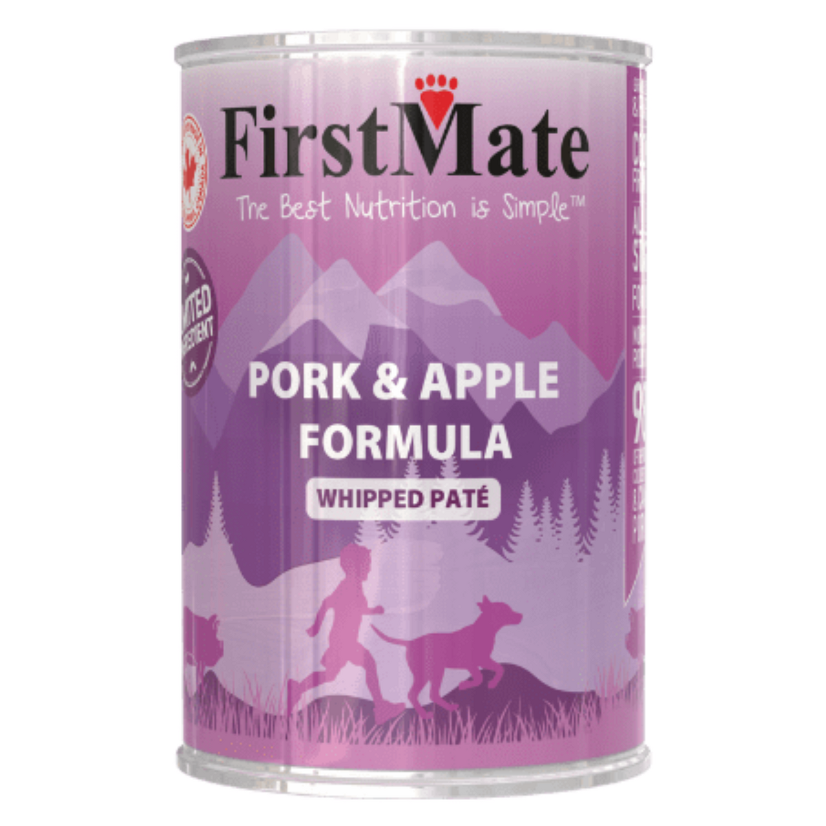 FirstMate FirstMate: LID Pork & Apple Wet Dog Food 12.2oz