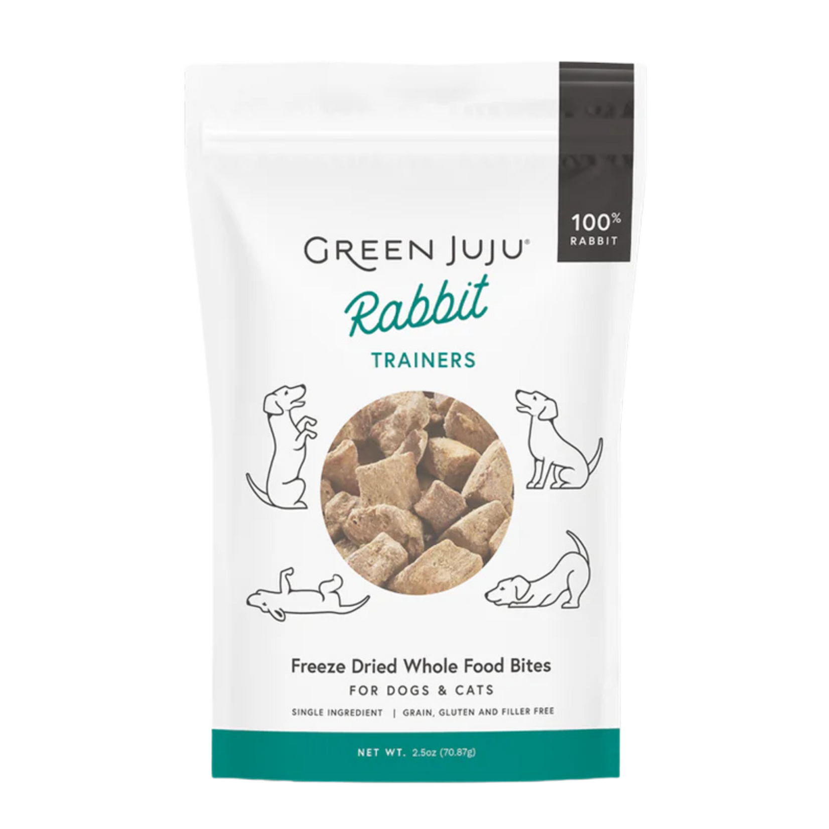 Green Juju Green Juju: Freeze Dried Trainers: Rabbit Liver 71g
