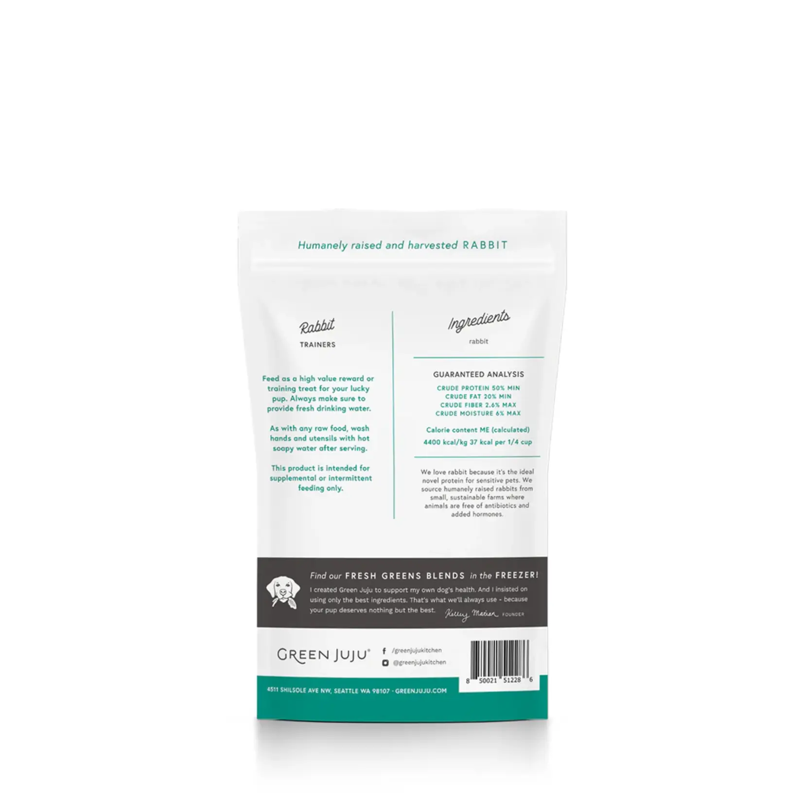 Green Juju Green Juju: Freeze Dried Trainers: Rabbit Liver 71g