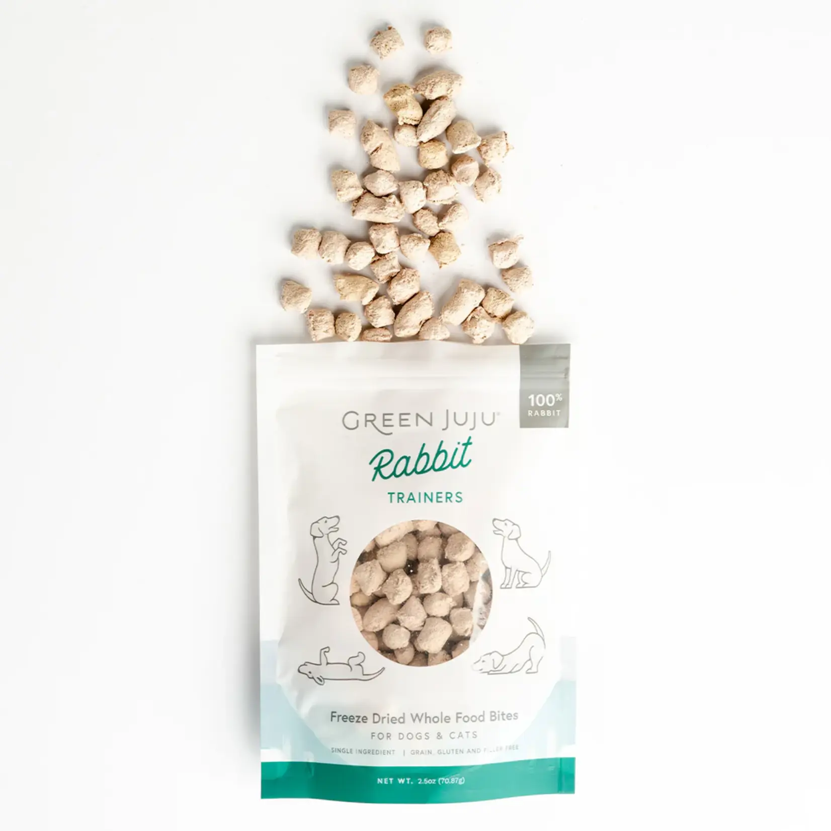 Green Juju Green Juju: Freeze Dried Trainers: Rabbit Liver 71g