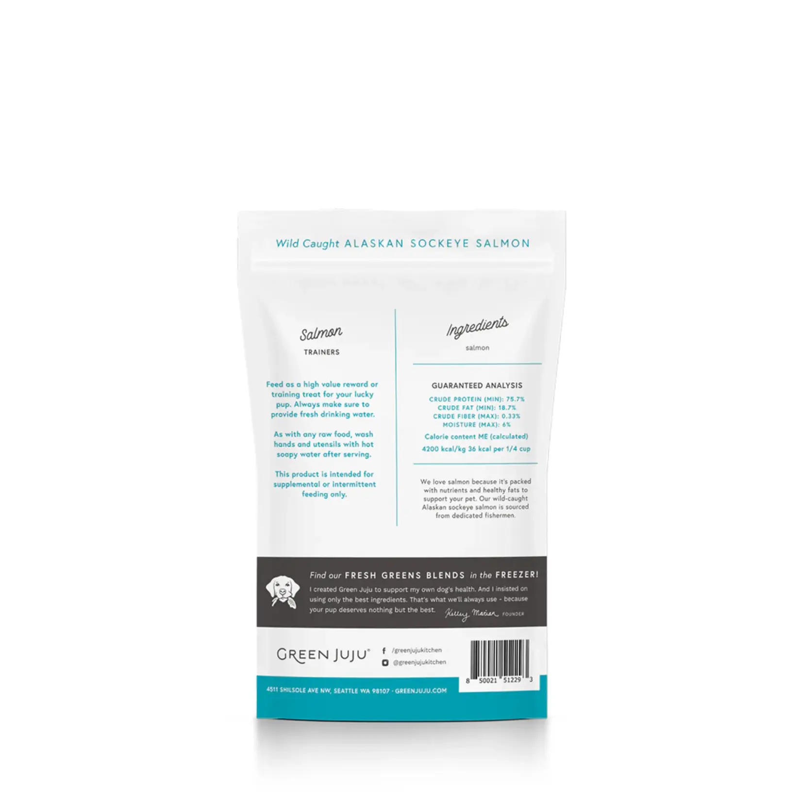 Green Juju Green Juju: Freeze Dried Trainers: Salmon 71g