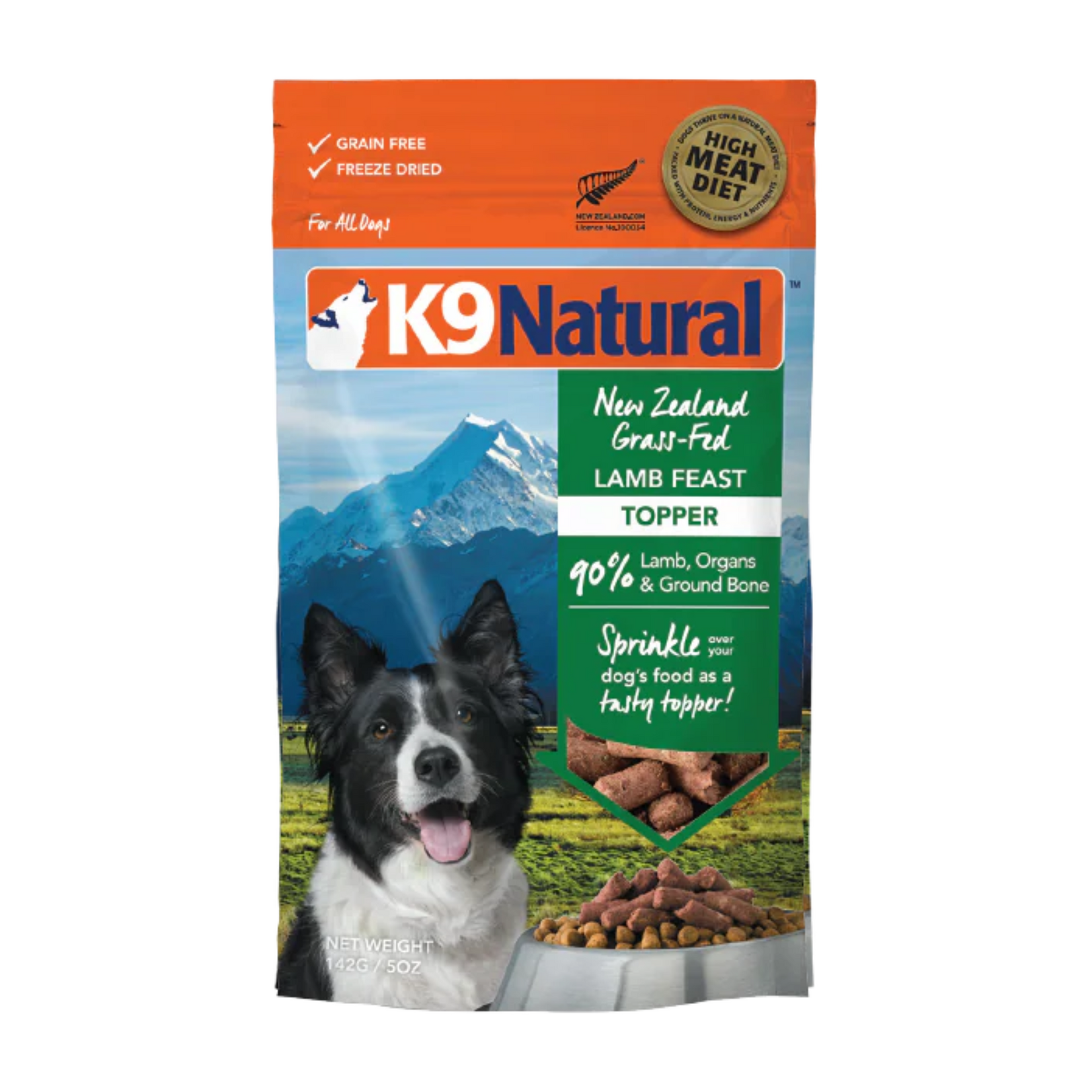 K9 Natural K9 Natural: Lamb Feast Topper 142g