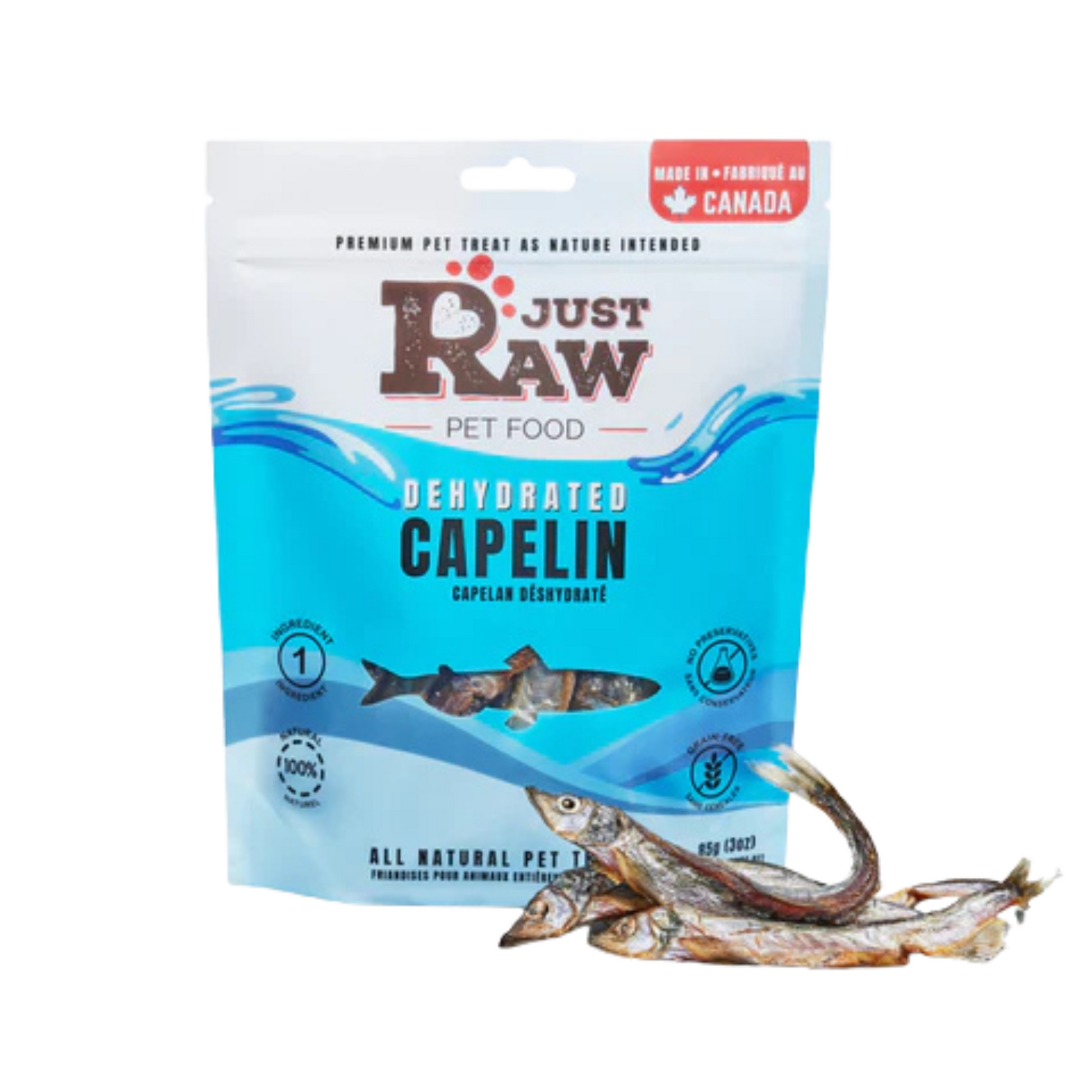 Just Raw Just Raw: Dehydrated Capelin 85g