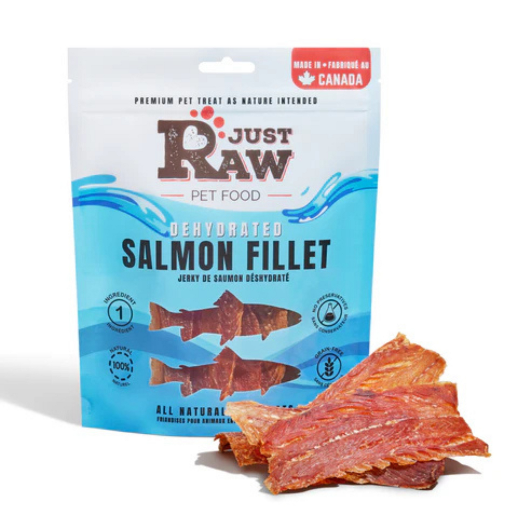 Just Raw Just Raw: Dehydrated Salmon Filet 85g