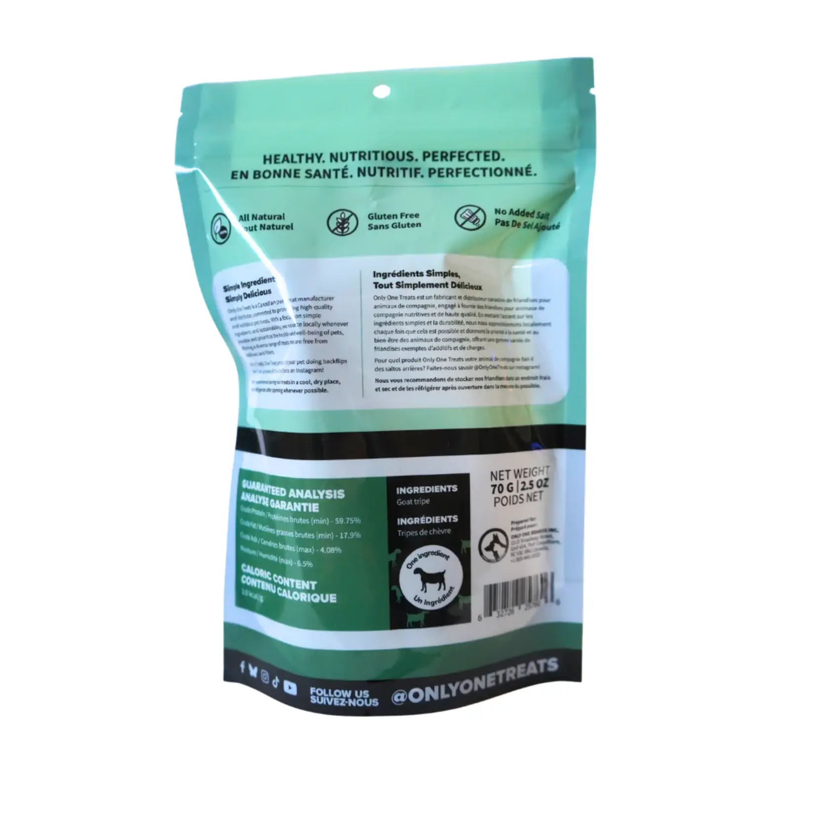 Only One Treats Only One Treats: Green Goat Tripe 70g