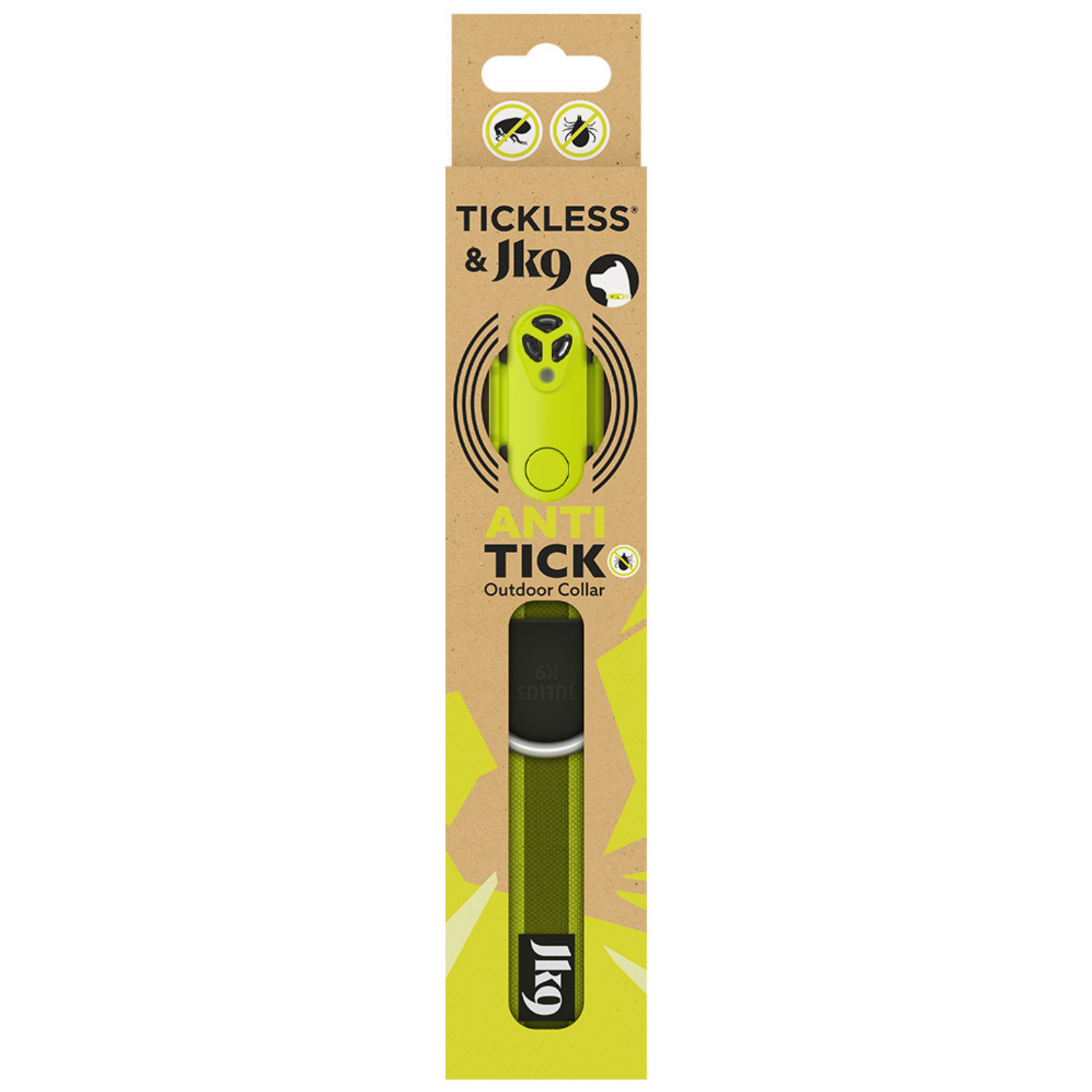 Tickless Tickless: Anti-Tick Outdoor Collar: Neon Yellow