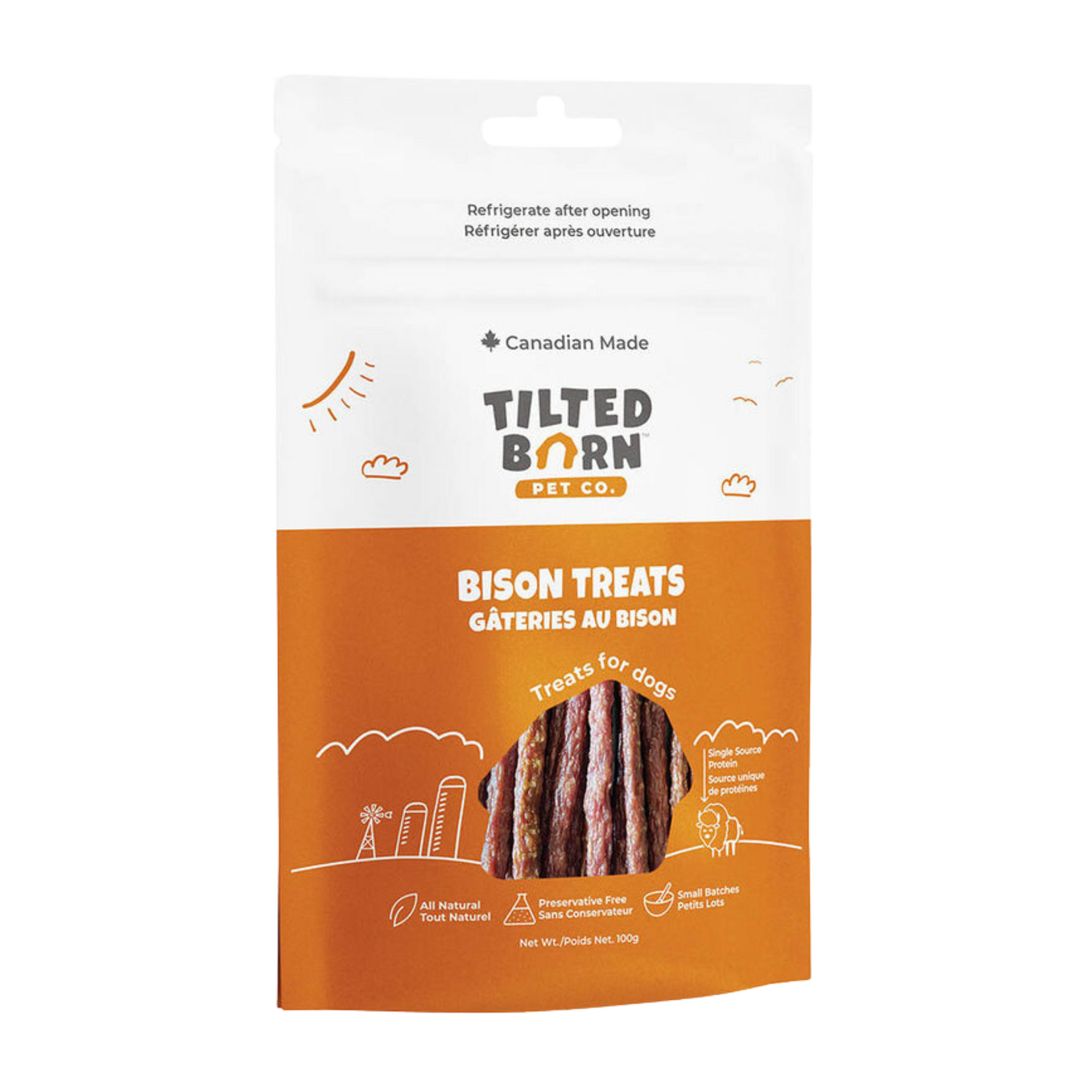 Tilted Barn Tilted Barn: Bison Treats 100g