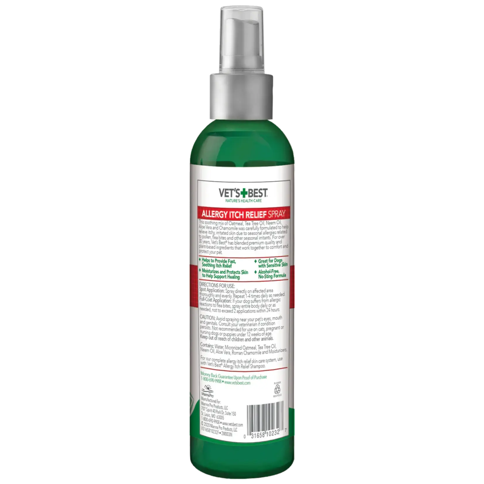Vet's Best Vet's Best: Allergy Itch Relief Spray 8oz