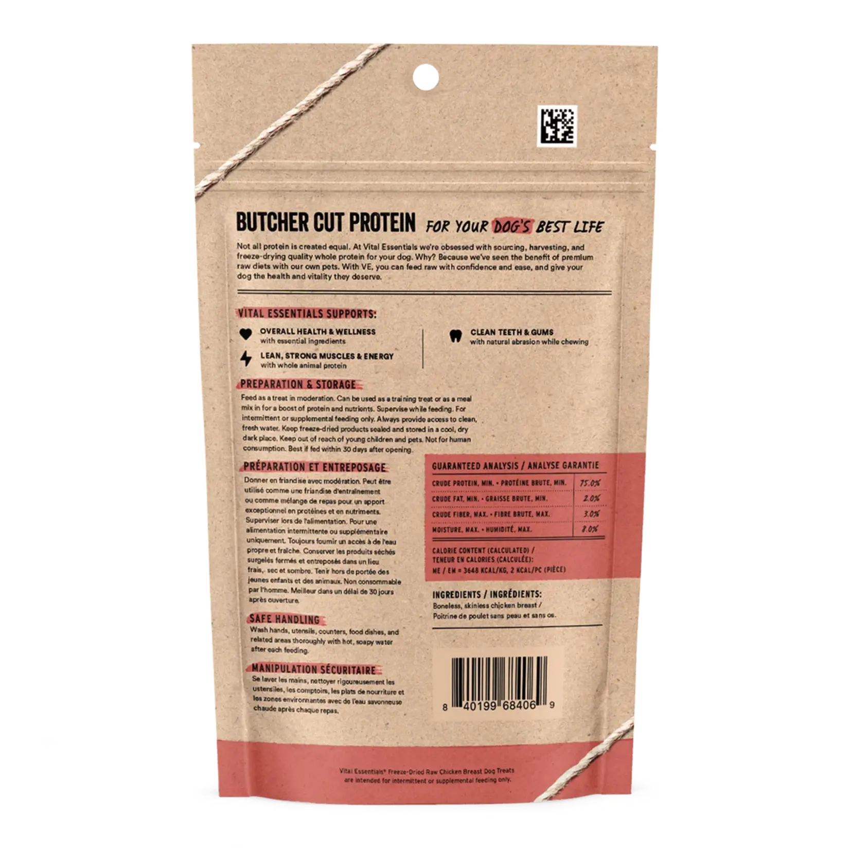 Vital Essentials Vital Essentials: Chicken Breast 60g