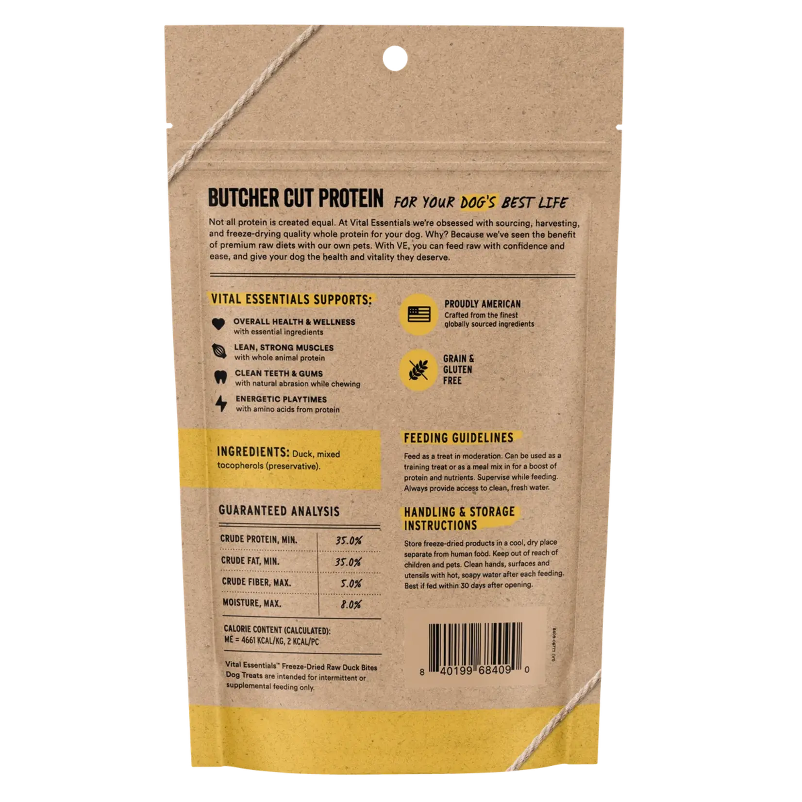 Vital Essentials Vital Essentials: Duck Bites 57g