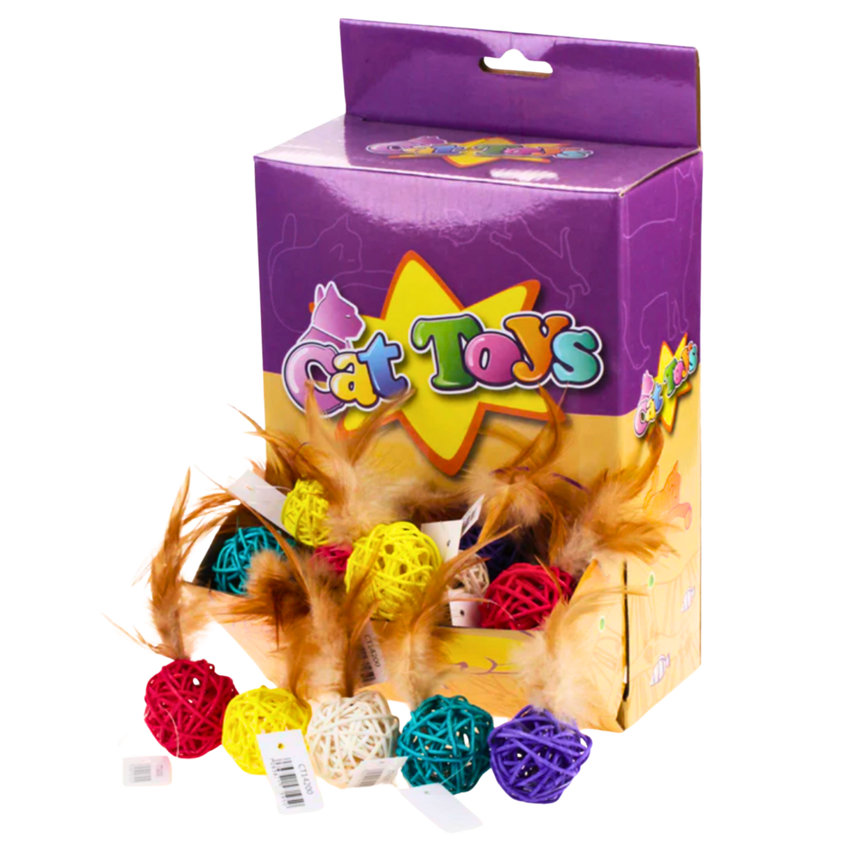 WonPet WonPet: Braided Ball with Bell & Feather