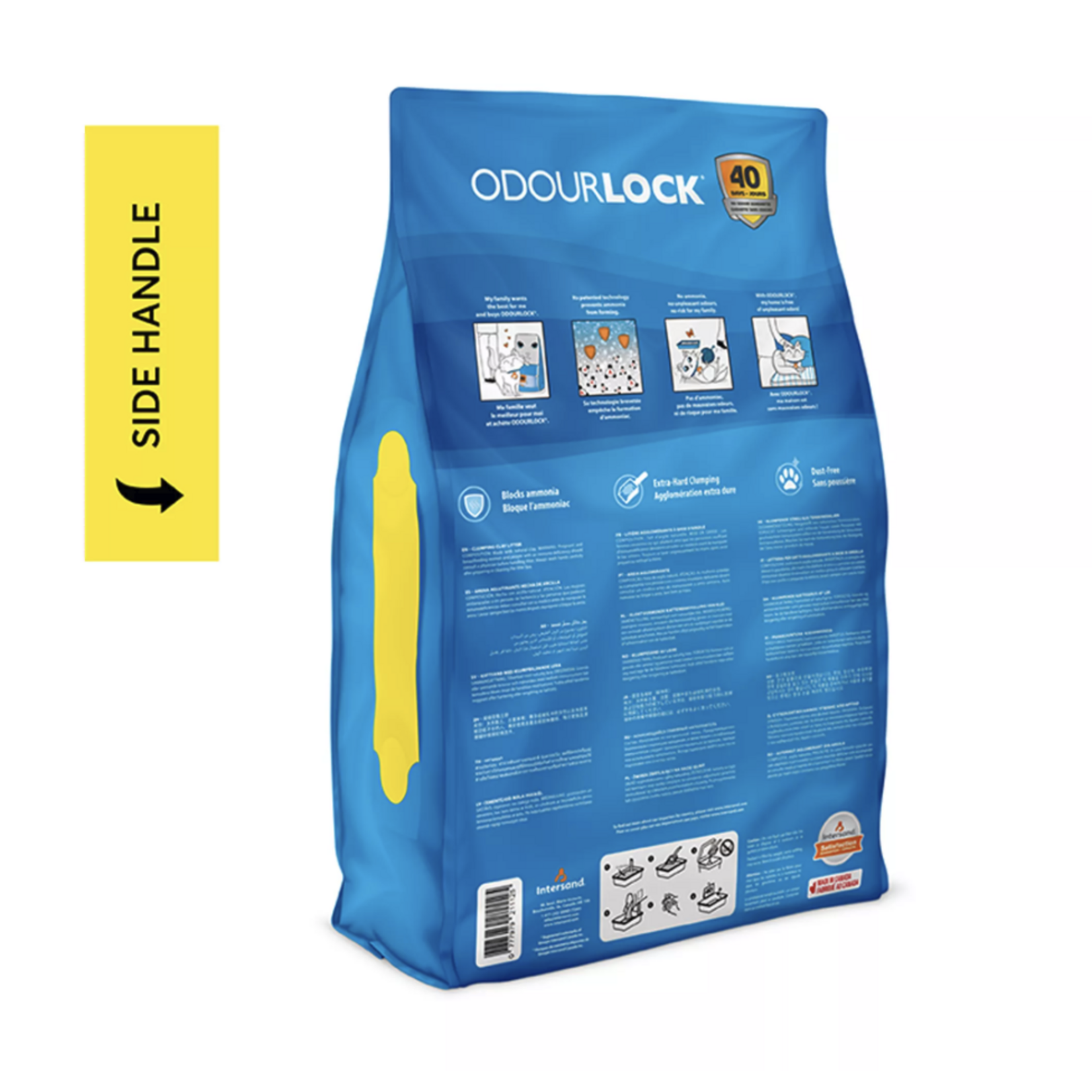 OdourLock: Ultra Premium Unscented Clumping Litter 12kg