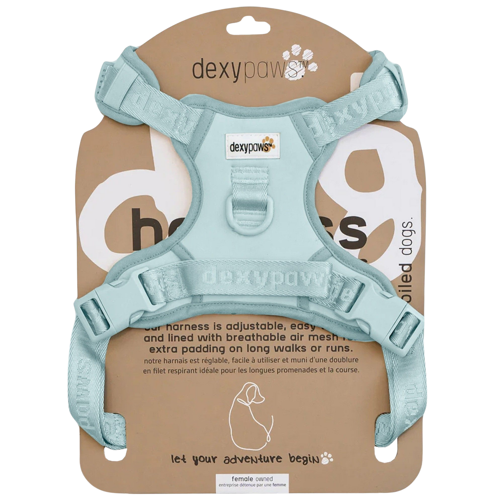Dexypaws Dexypaws: Sky Blue No-Pull Dog Harness