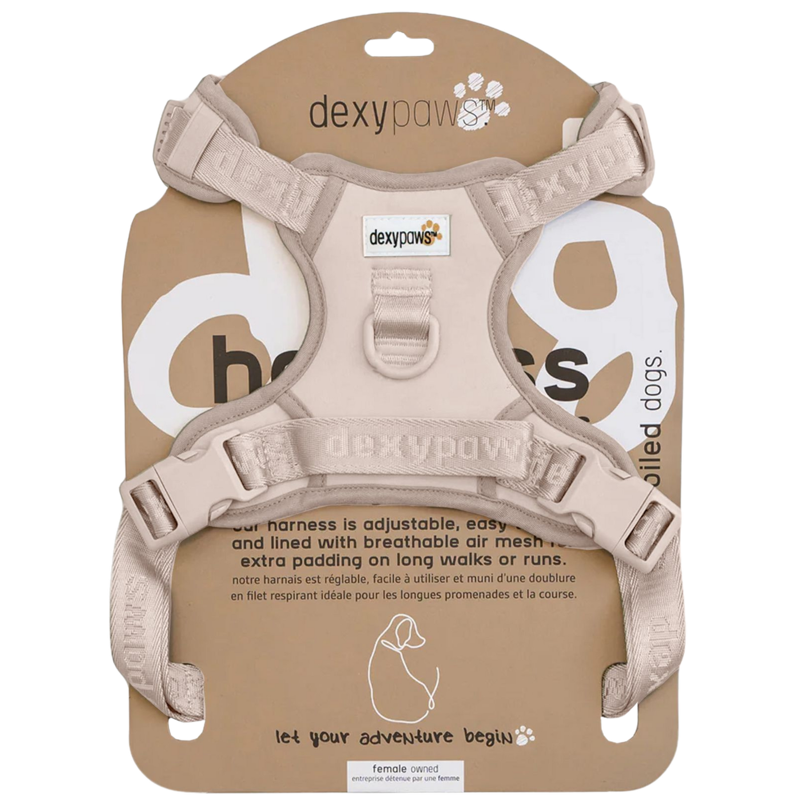 Dexypaws Dexypaws: Nude No-Pull Dog Harness