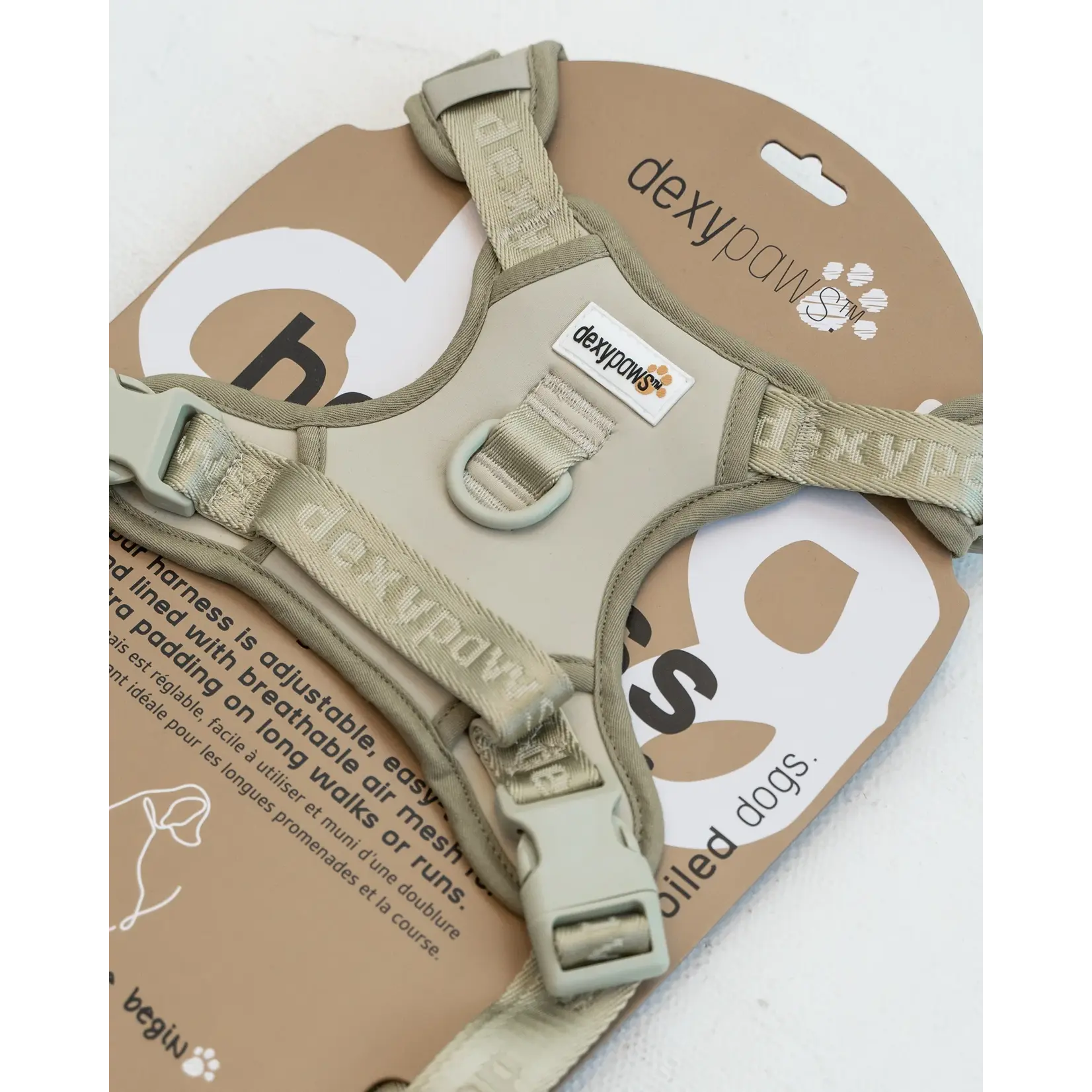Dexypaws Dexypaws: Sage Green No-Pull Dog Harness