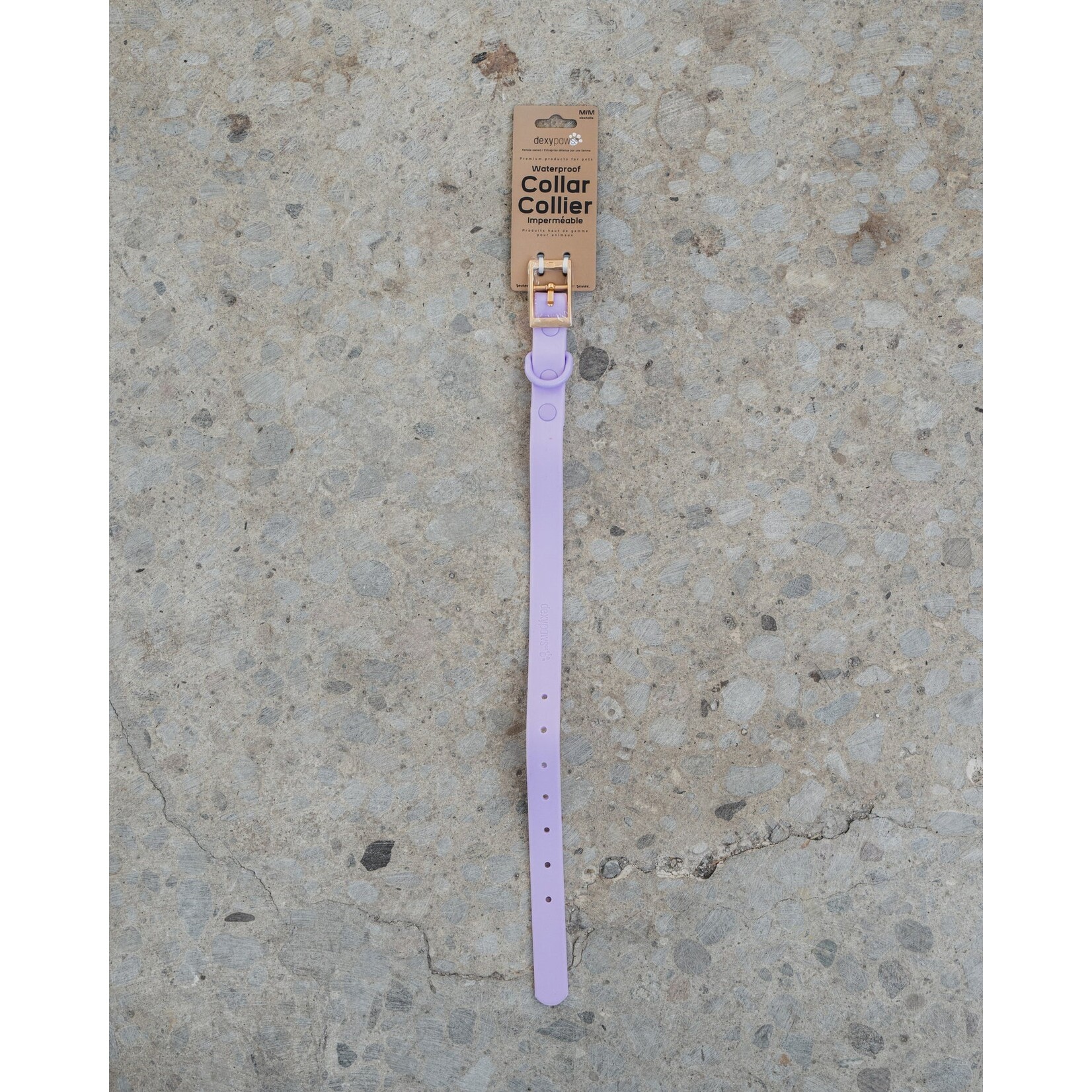 Dexypaws Dexypaws: Lilac Waterproof Dog Collar