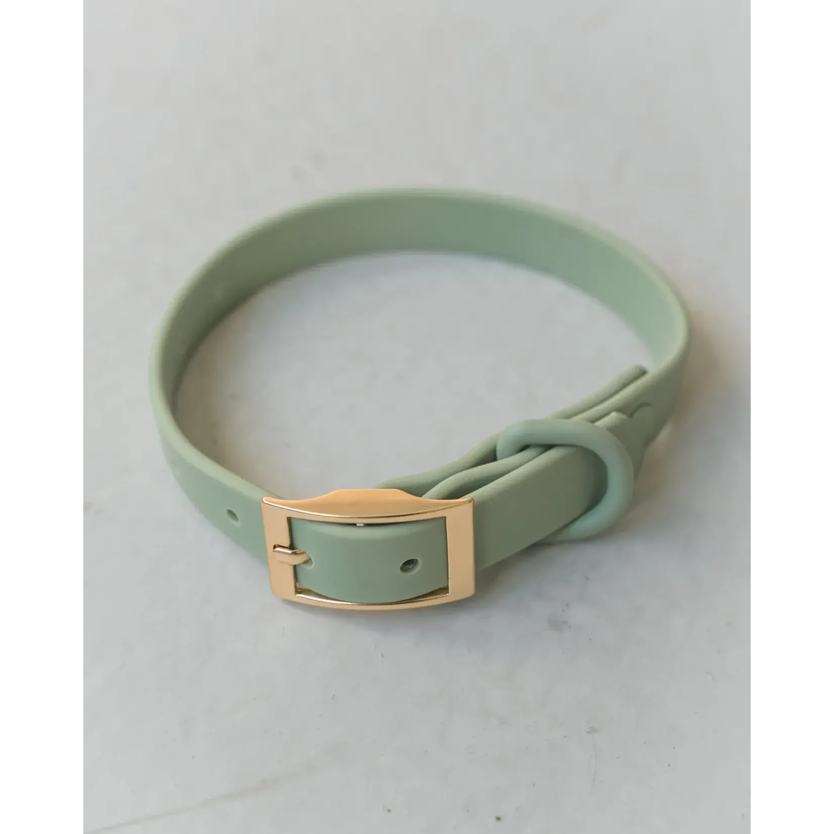 Dexypaws Dexypaws: Sage Green Waterproof Dog Collar