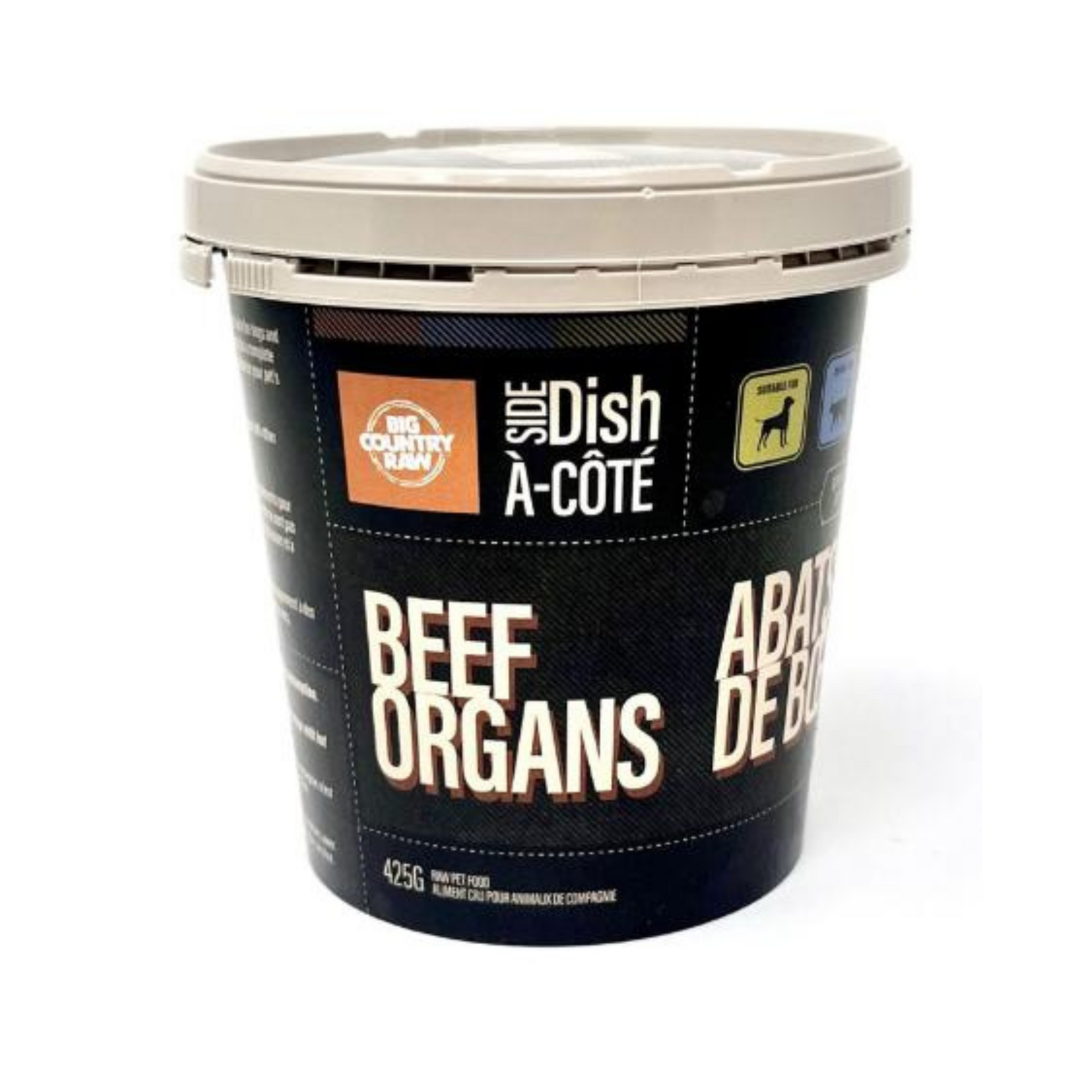 Big Country Raw Big Country Raw: Side Dish: Beef Organs 425g