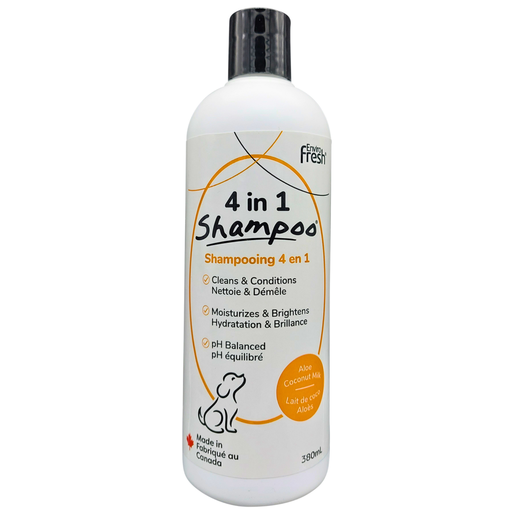 Enviro Fresh: 4 in 1 Shampoo: Aloe Coconut Milk 380mL