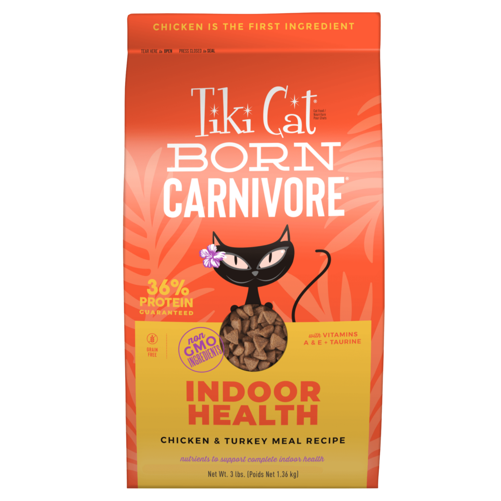 Tiki Cat Tiki Cat: Indoor Health: Chicken & Turkey 3lb