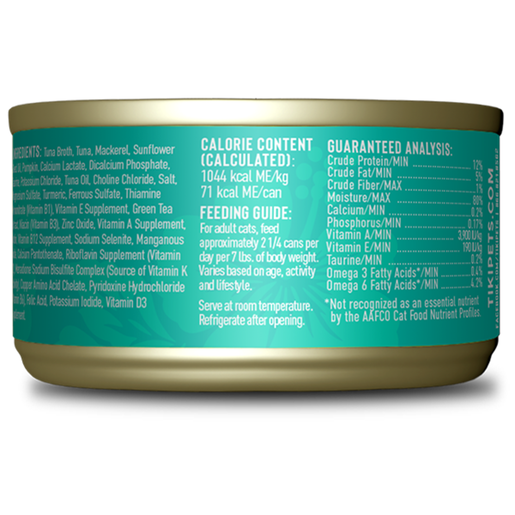 Tiki Cat Tiki Silver: Whole Foods: Tuna & Mackerel 2.4oz