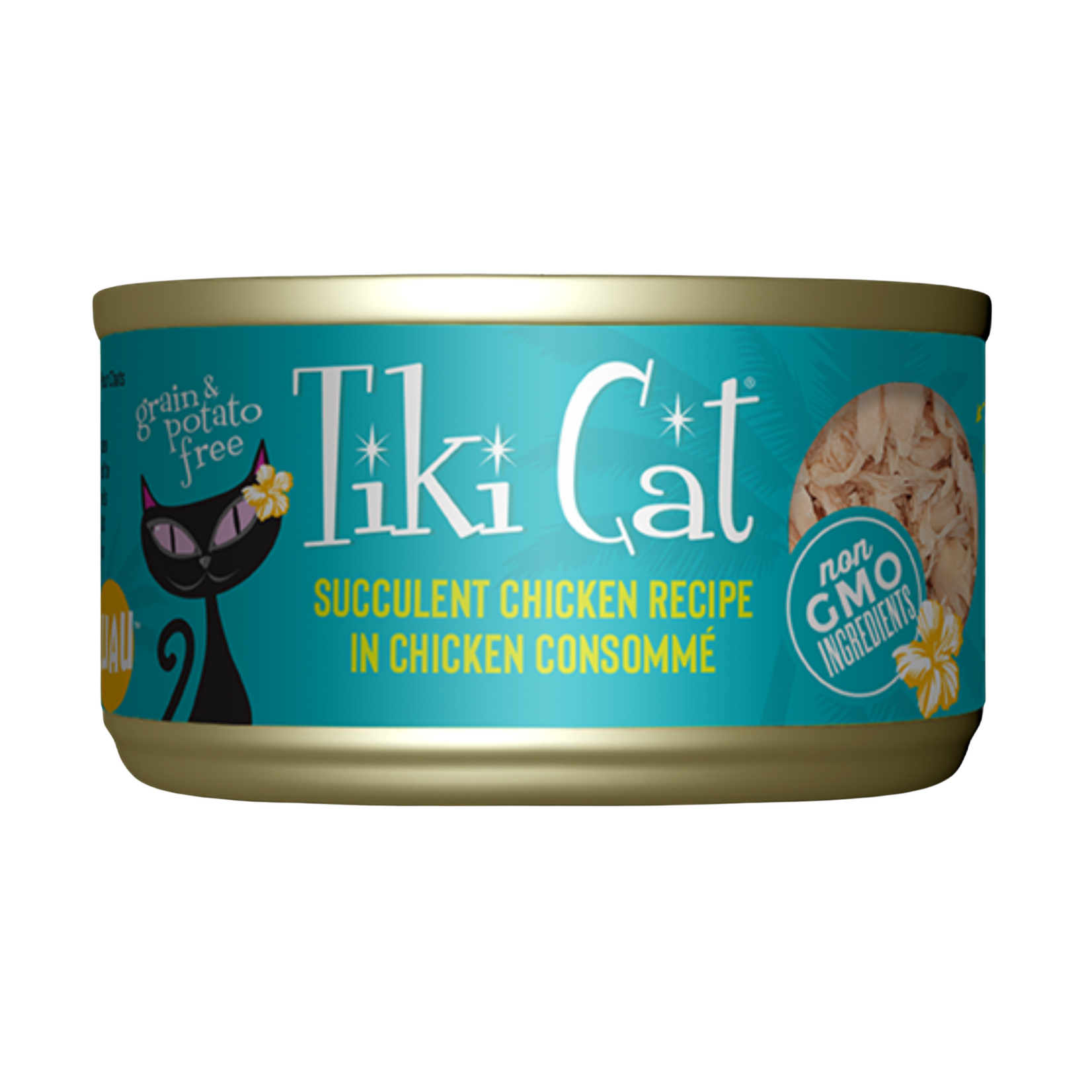 Tiki Cat Tiki Luau: Succulent Chicken in Consommé 2.8oz
