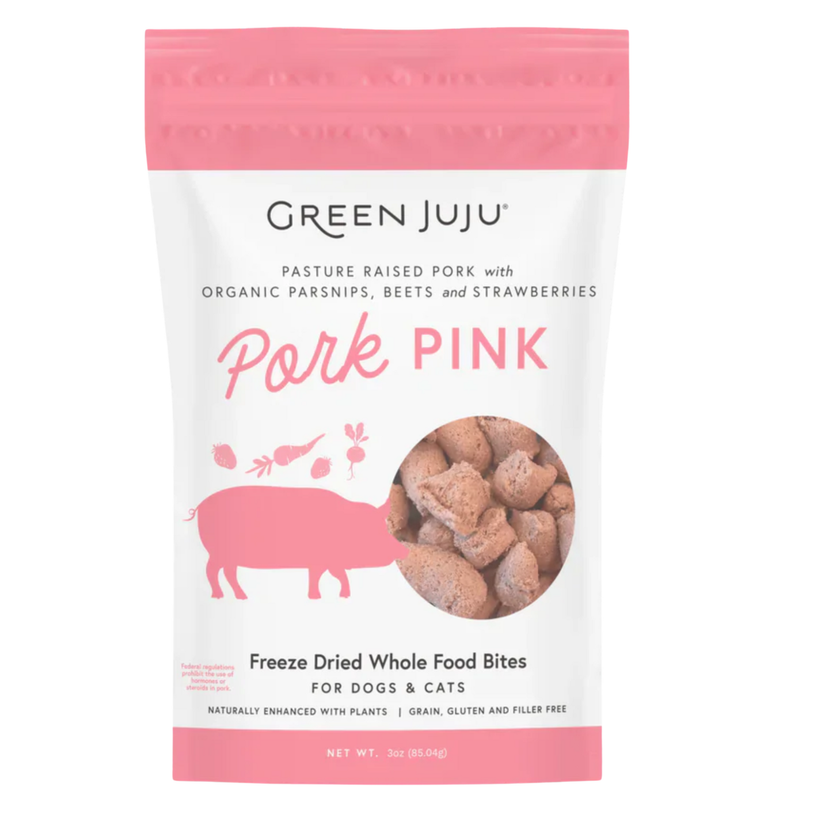 Green Juju Green Juju: Whole Food Bites: Pork 85g