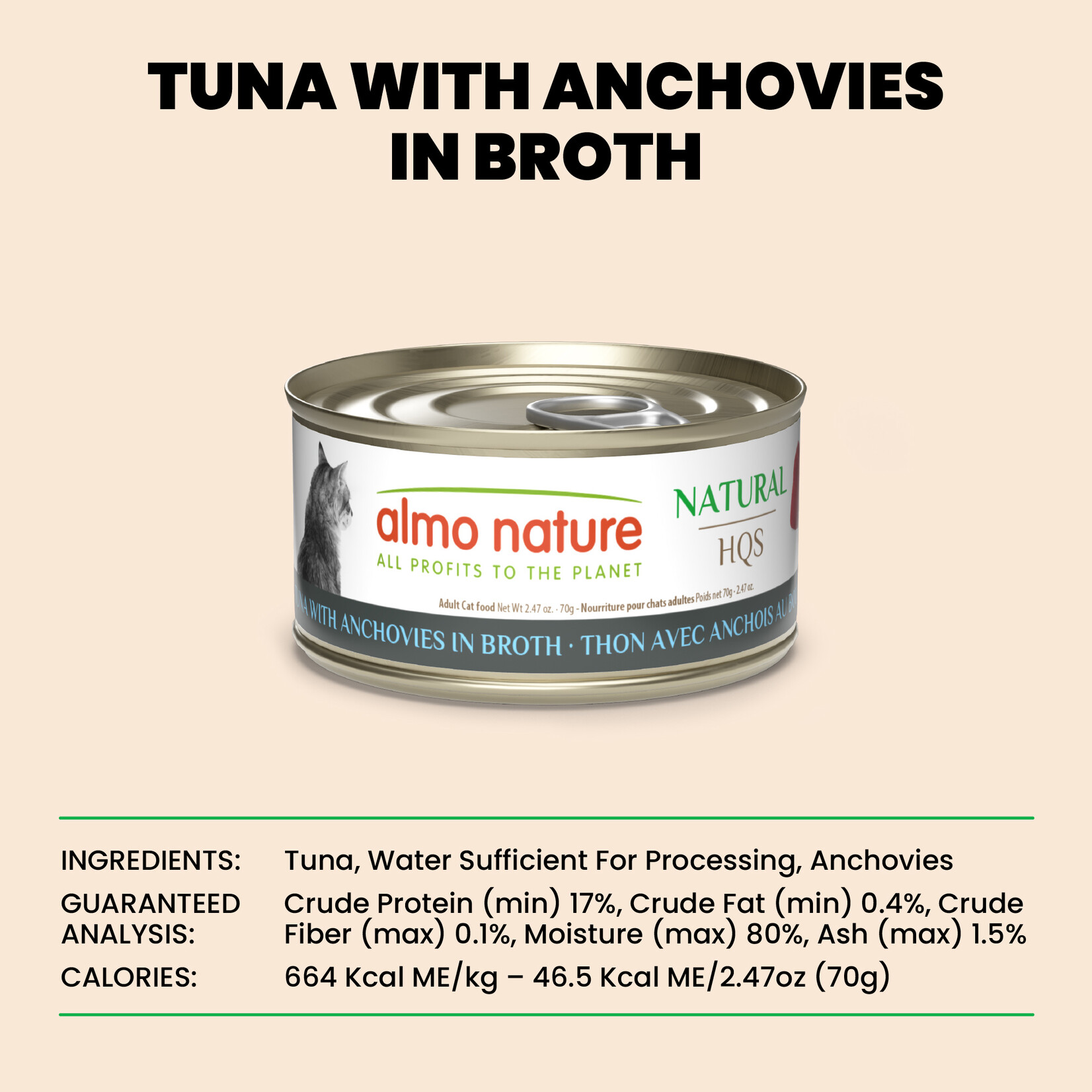 Almo Nature Almo Nature LID: Tuna & Anchovies 70g