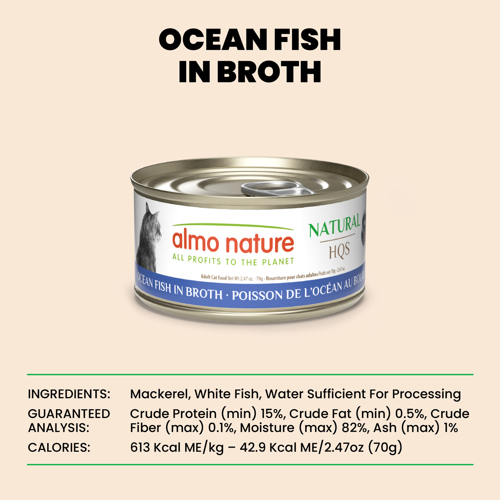 Almo Nature Almo Nature LID: Ocean Fish 70g