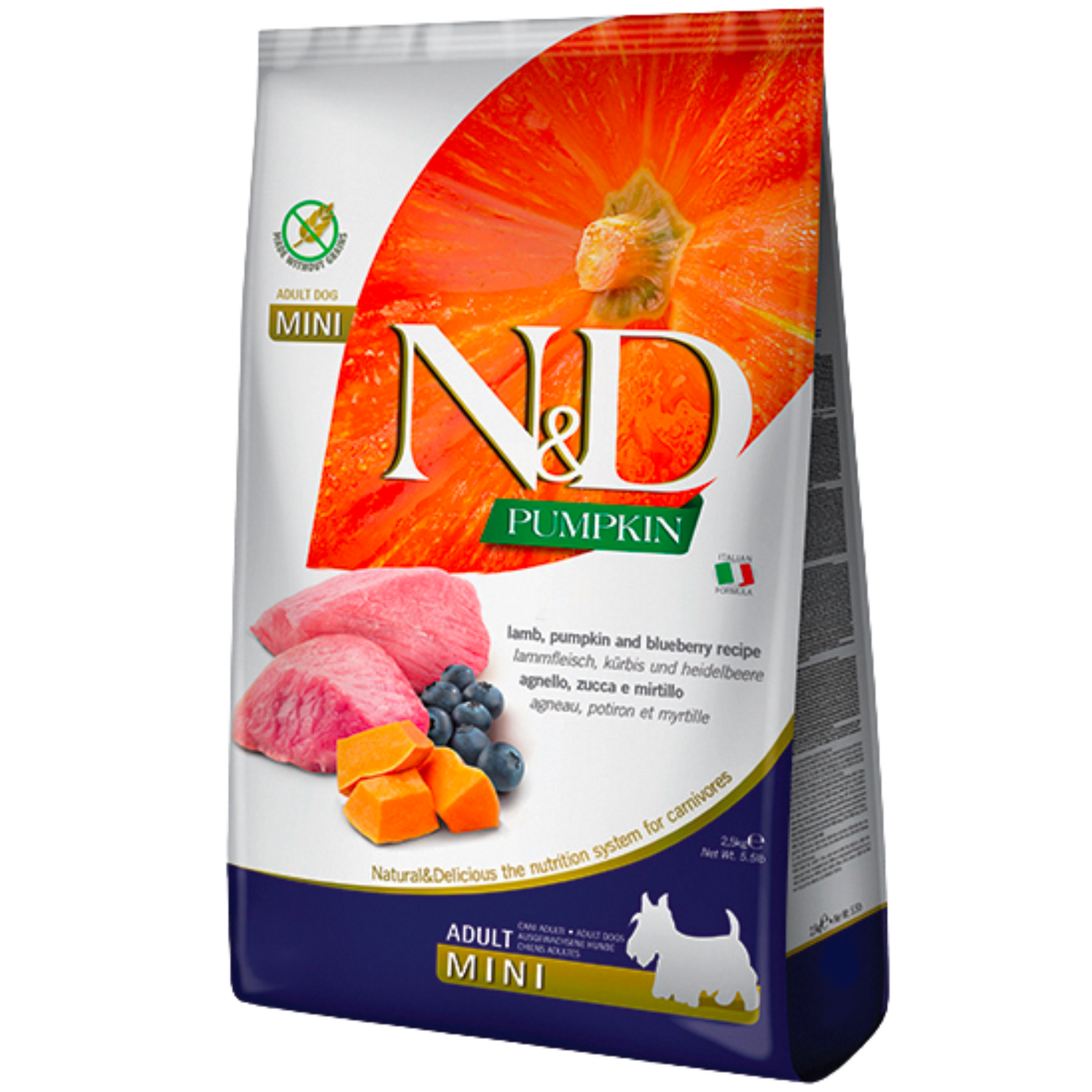 Farmina Farmina Pumpkin: Lamb & Blueberry Adult Mini 5.5lb