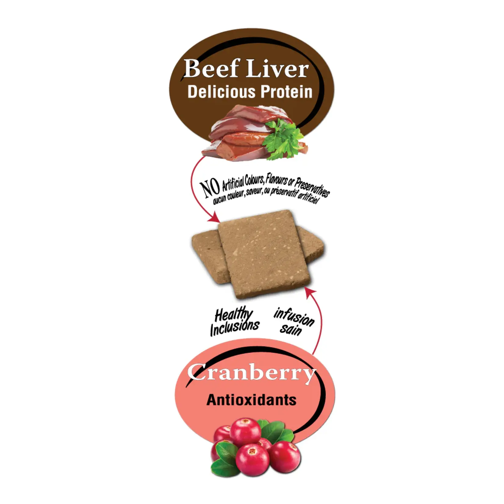 Benny Bully's Benny Bully's: Beef Liver Plus Cranberry 58g