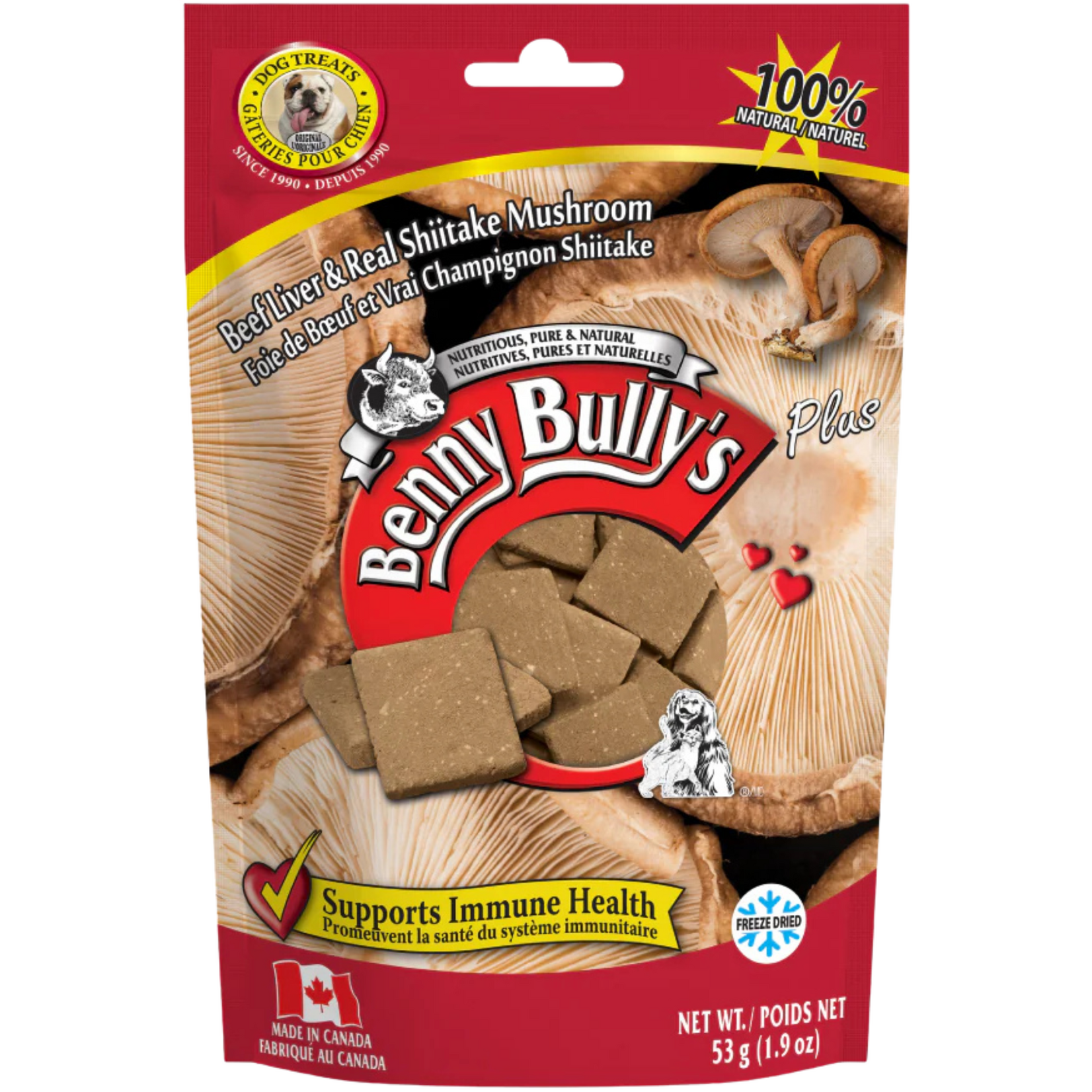 Benny Bully's Benny Bully's: Beef Liver Plus Shiitake Mushroom 53g