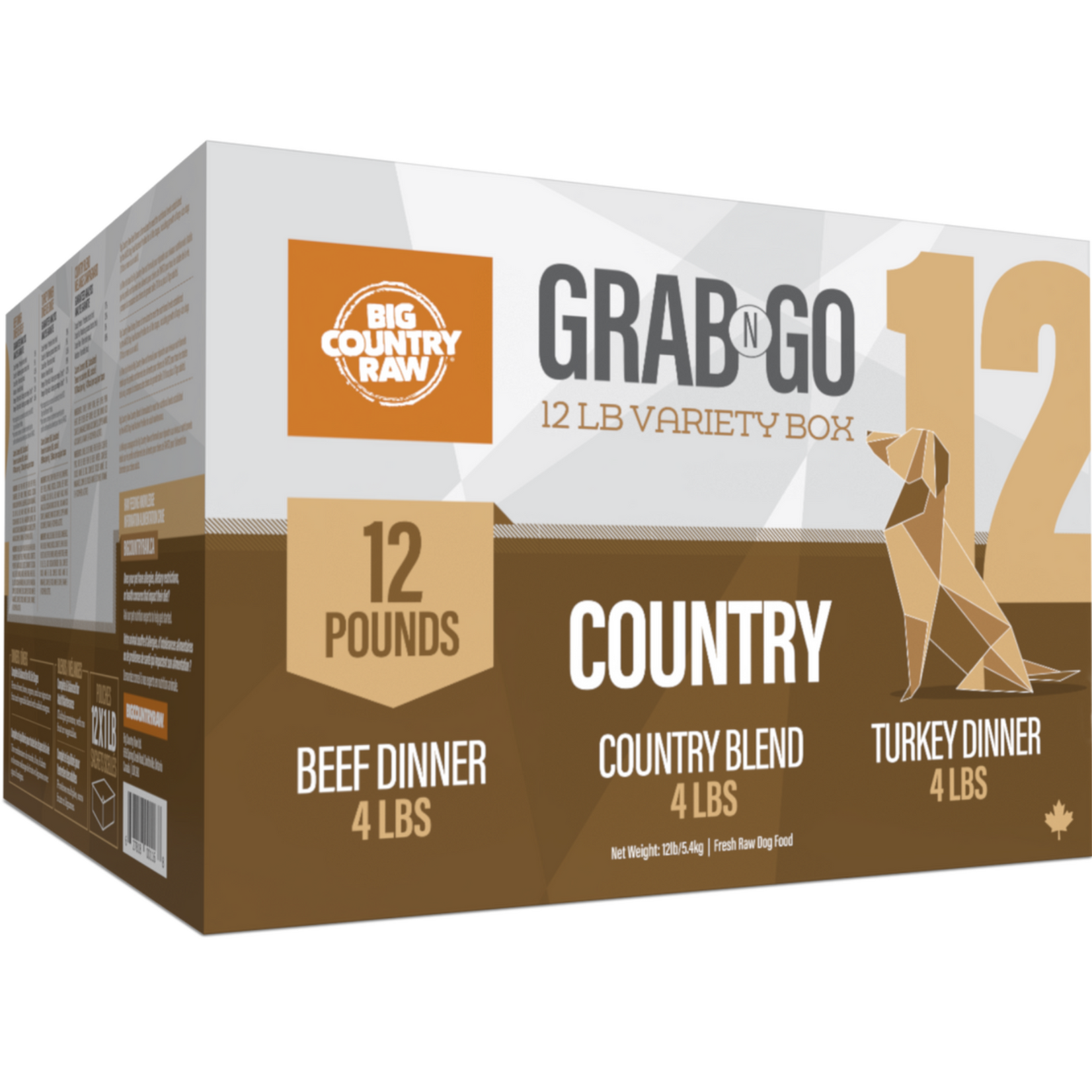Big Country Raw Big Country Raw: GRAB-N-GO COUNTRY 12
