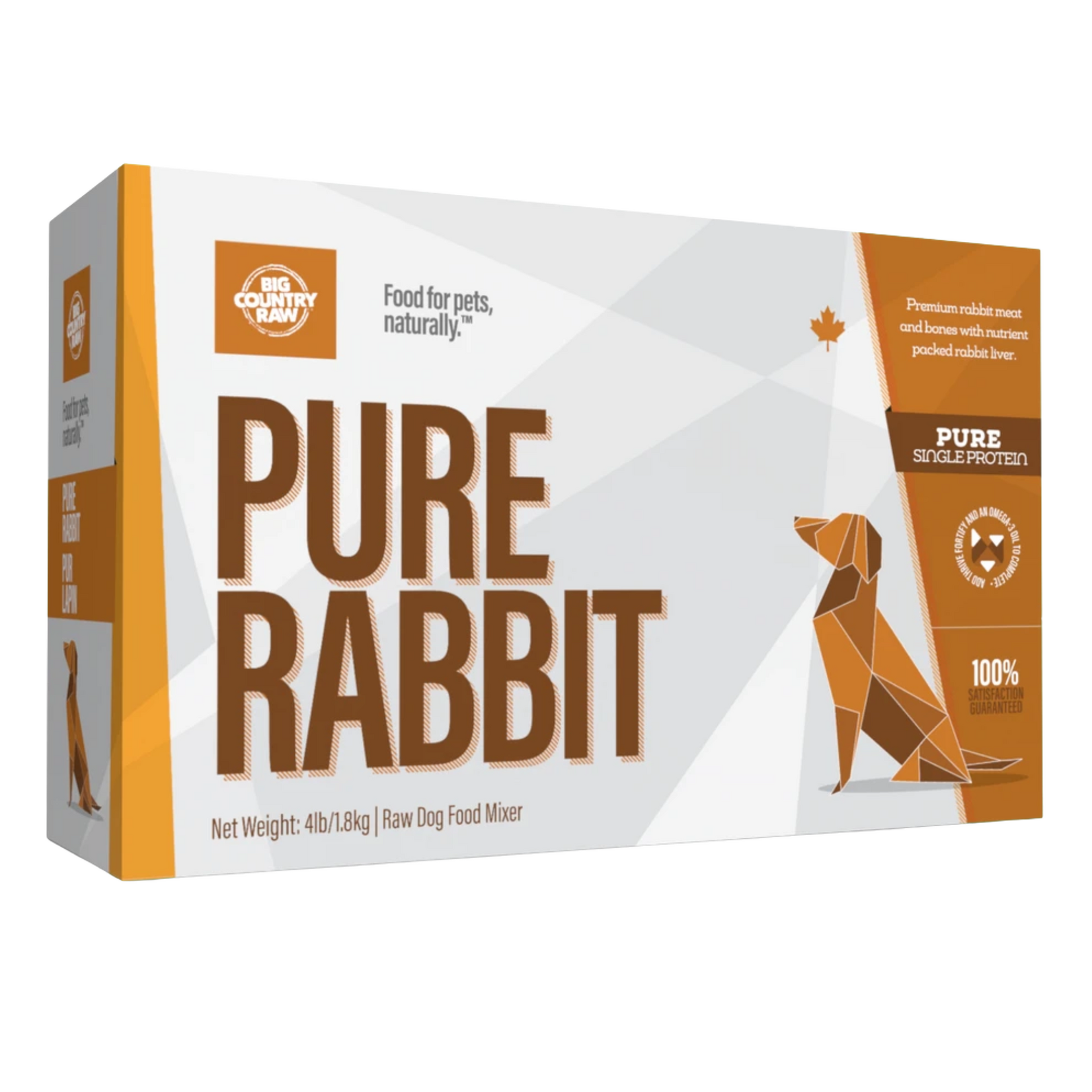 Big Country Raw Big Country Raw: Pure Rabbit 4lb